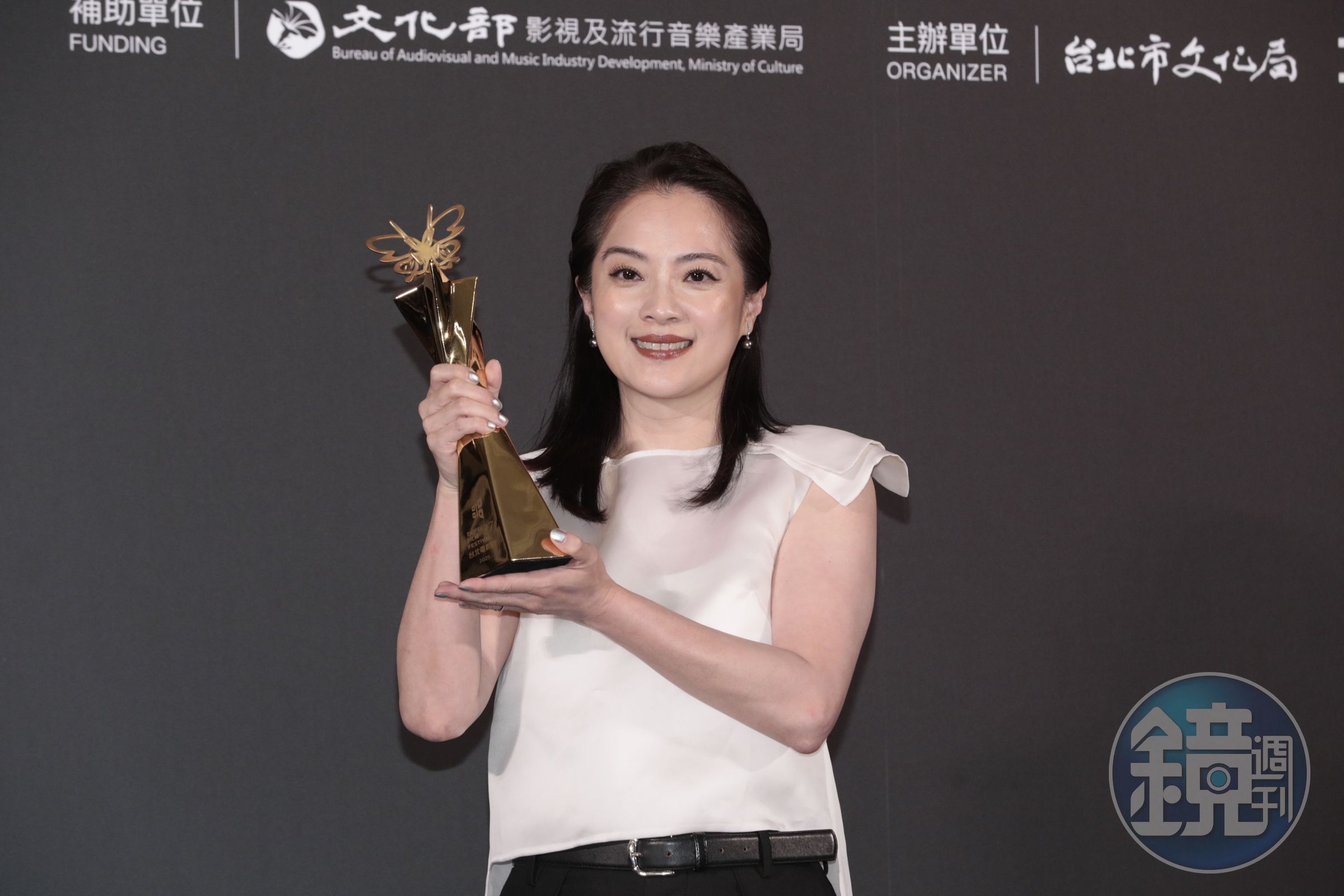 儘管沒有當過媽媽,高伊玲在《我家的事》演出母親的種種面貌,讓她奪下最佳女主角。