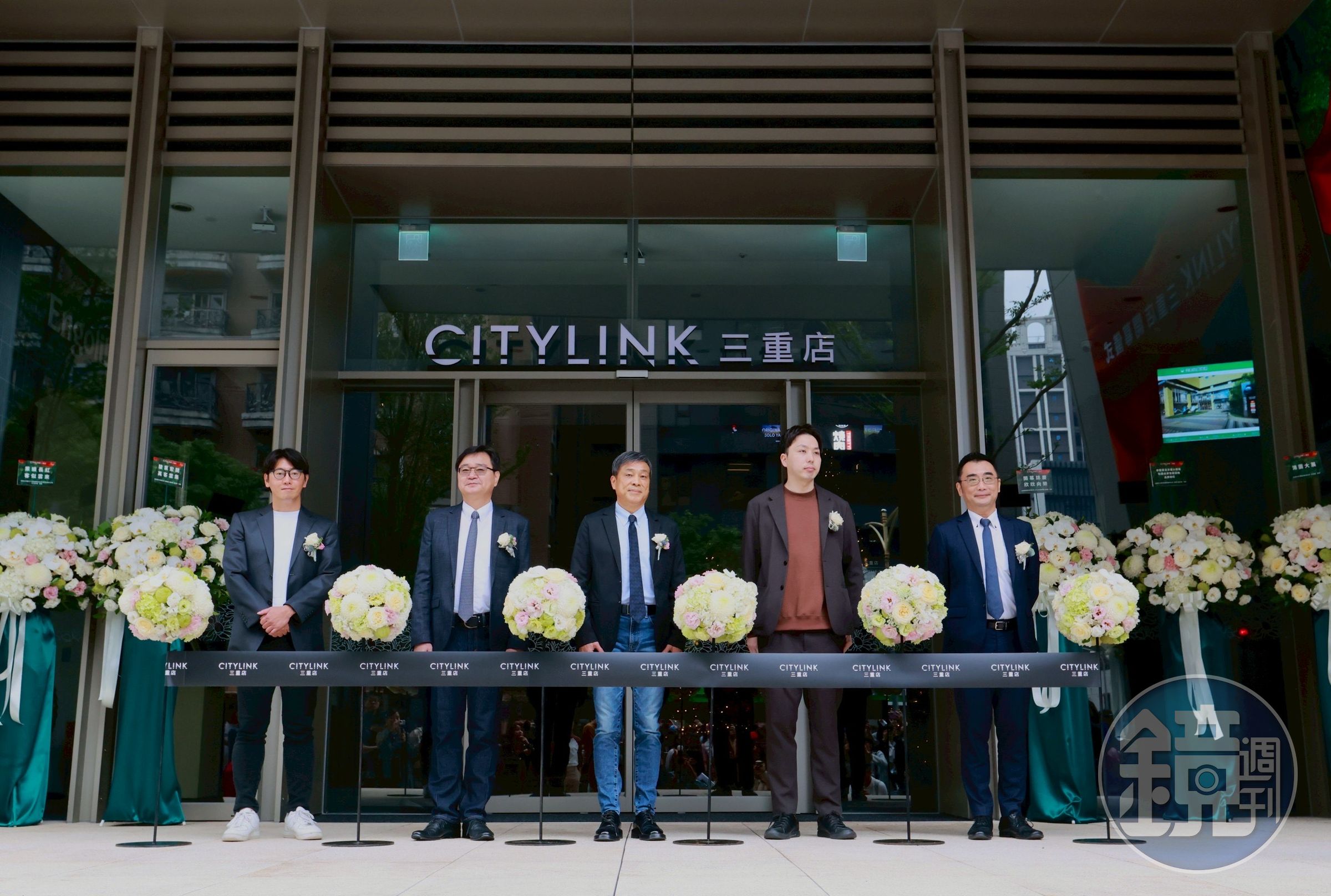 打造多年的三重CITYLINK,將住宅、交通、飲食和智能辦公等食衣住行等機能集合於一棟樓。圖為開幕剪綵一刻。
