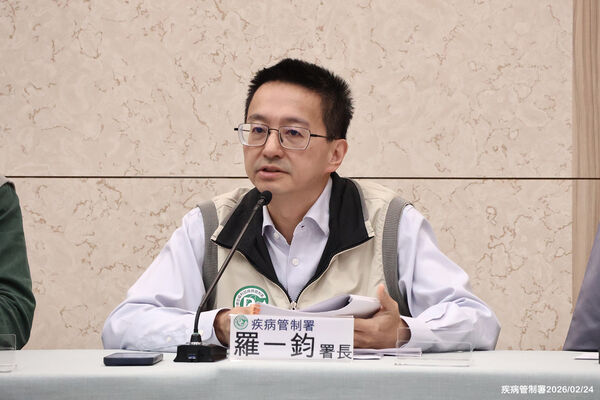 羅一鈞表示，「基因分析顯示此病毒未出現增加禽傳人風險之相關突變，仍為一般禽源病毒。」（疾管署提供）