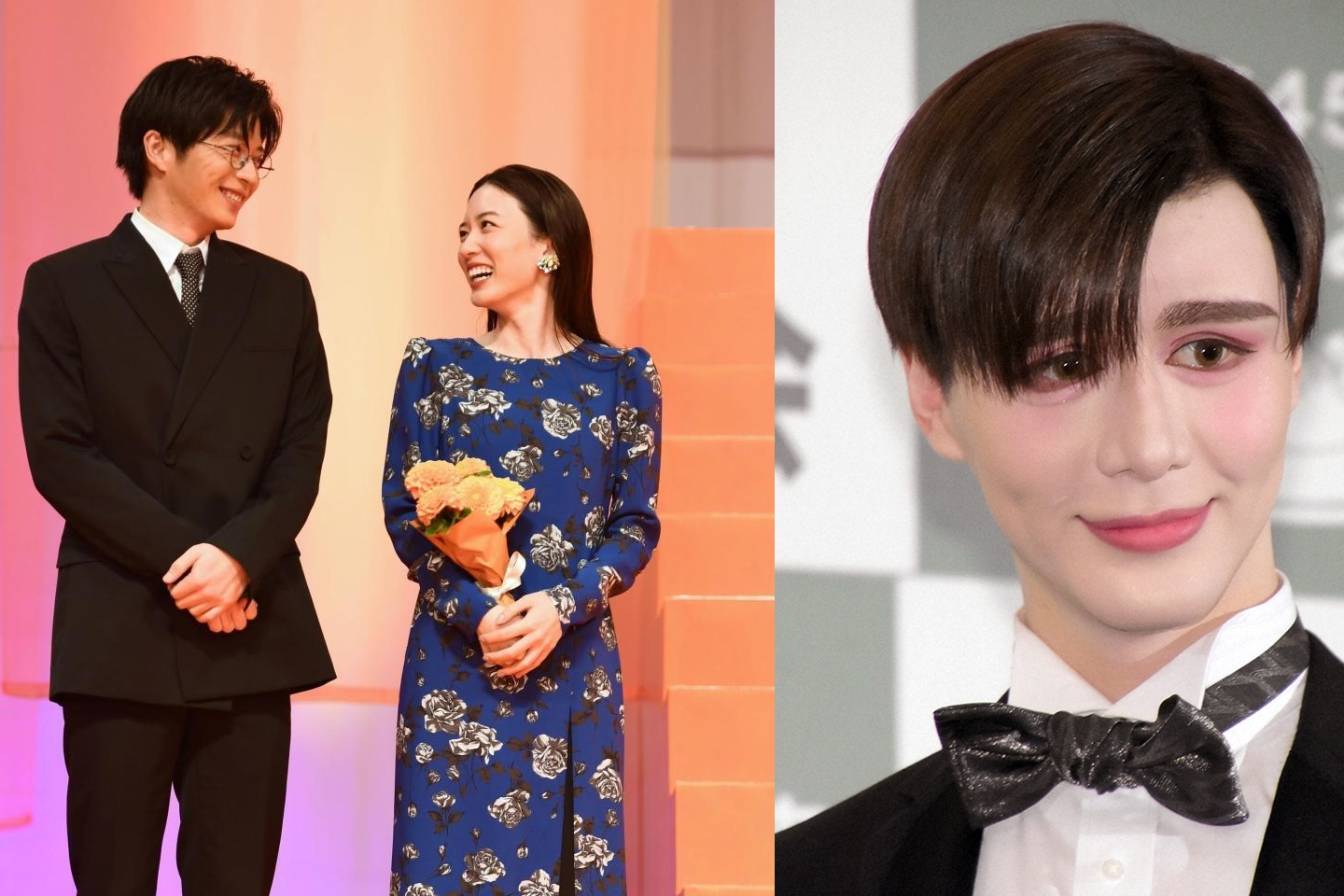 由於不倫疑雲，田中圭、永野芽郁的廣告全沒了，男的醉後親吻Matt（右）的舊聞也再被回顧。（翻攝網路）