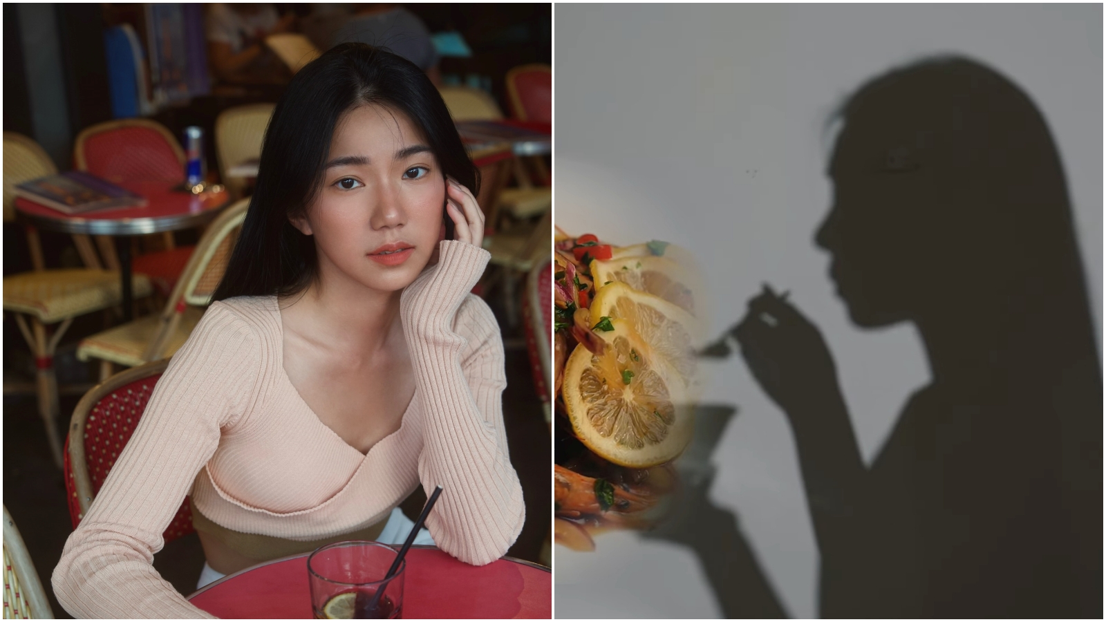 家寧遭約談後，改當「剪影廚師」教大家做料理卻惹來網友狂轟。（翻攝YT「秘月期POPOO」）