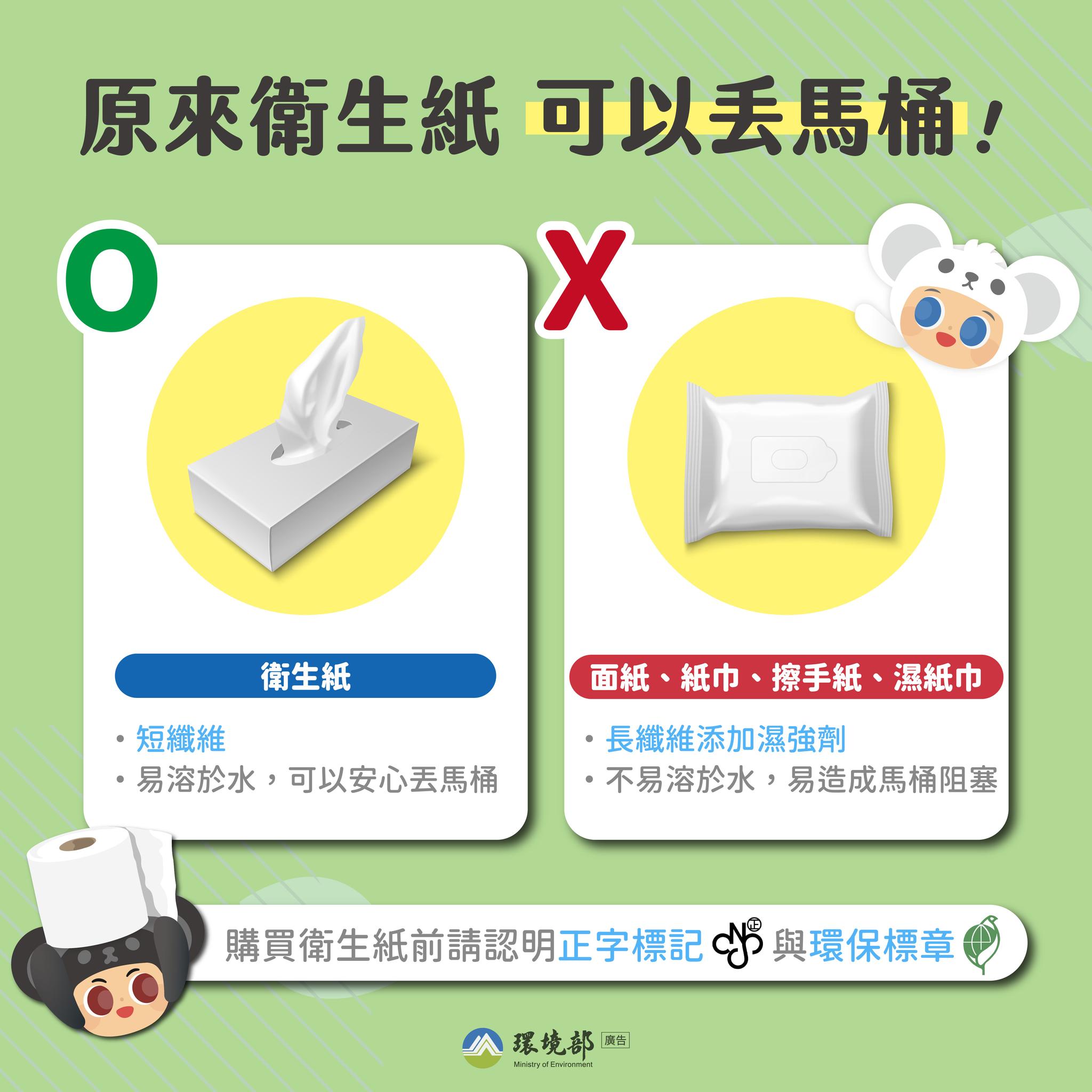 彭啓明說明衛生紙與面紙的差異。(翻攝自臉書@彭啓明)