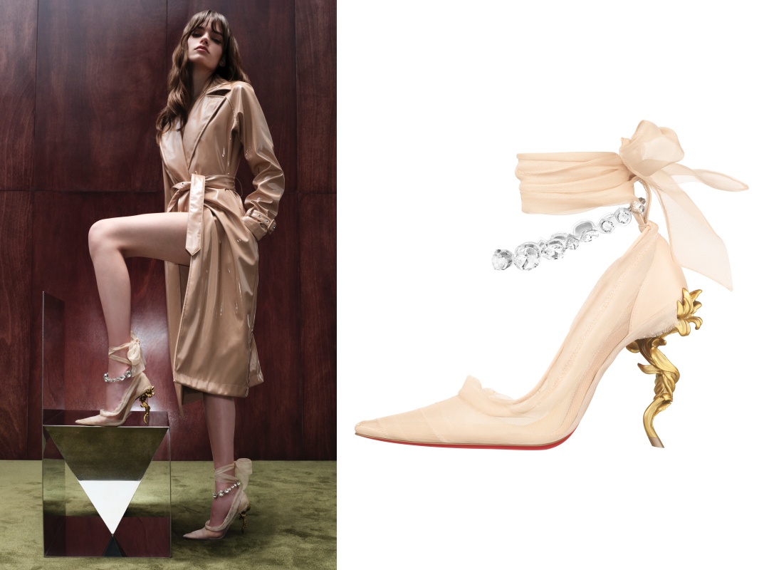 透明烏干紗打造的BELLE AND JEWELS。NT$128,000（美之心提供）