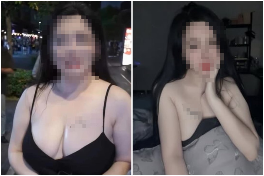 辣妹被網友批評轟沒禮貌，甚至被網友起底IG公開帳號，目前已設為私密帳號。（翻攝自臉書＠黑男邱比特／Threads）