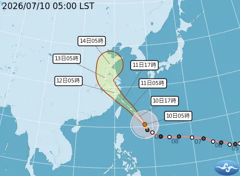 巴威減弱仍是「大型中颱」　吳德榮示警：明慎防狂風驟雨