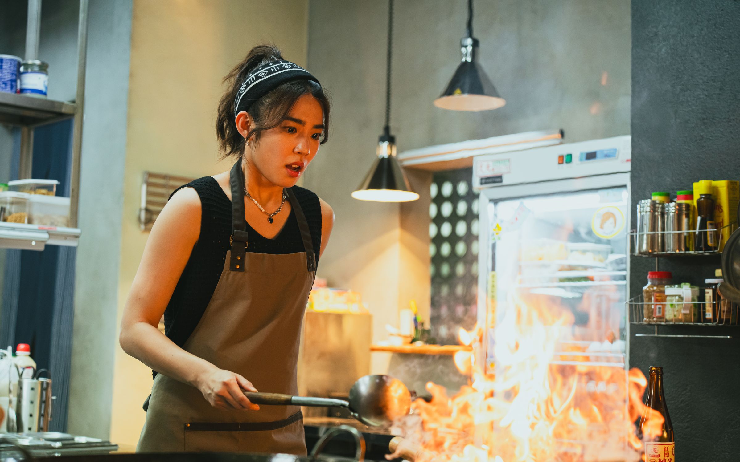 林思宇（宇宙）在《來！金來號》飾演馬祐莉。（圖／HBO提供）