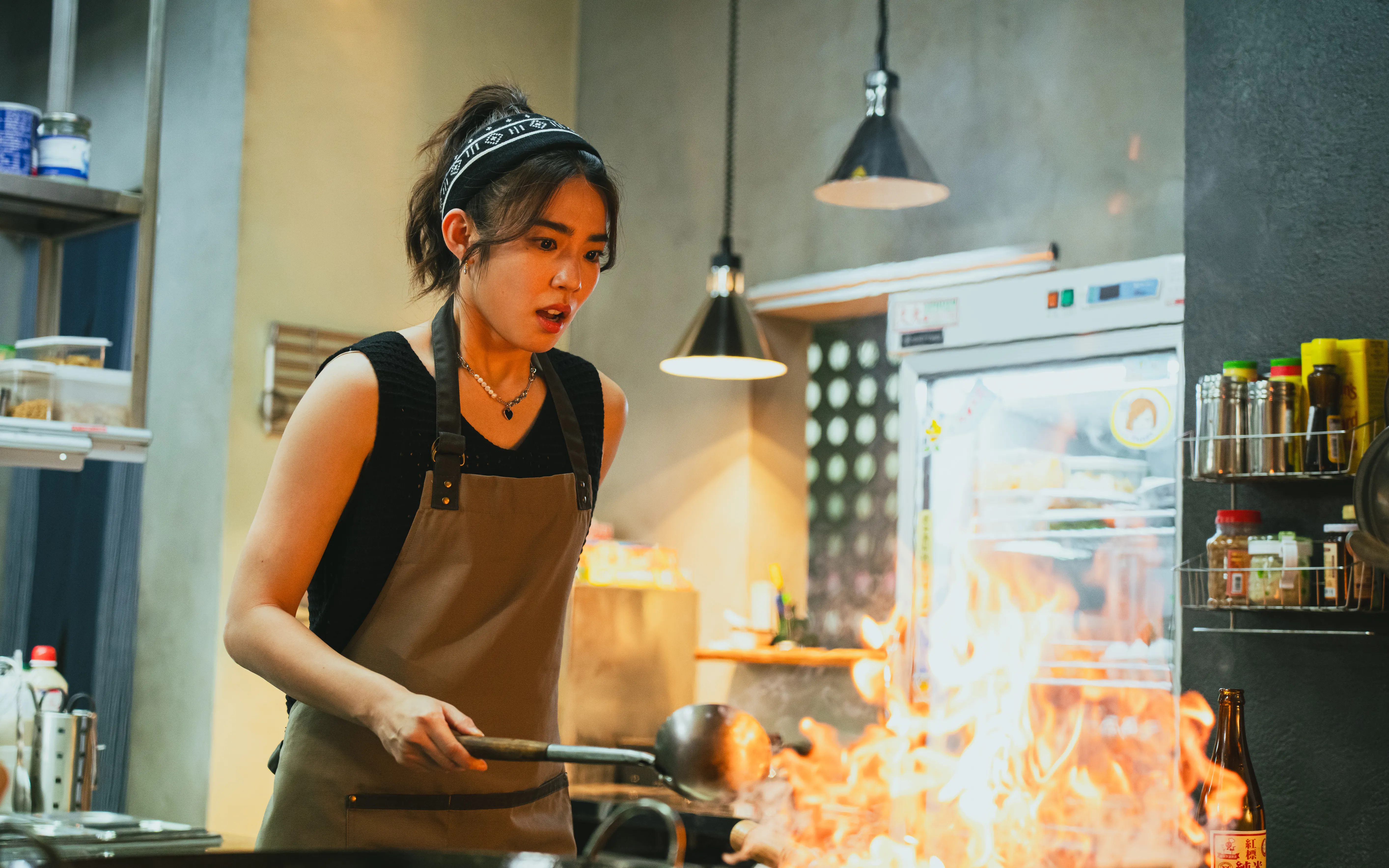 林思宇（宇宙）在《來！金來號》飾演馬祐莉。（圖／HBO提供）
