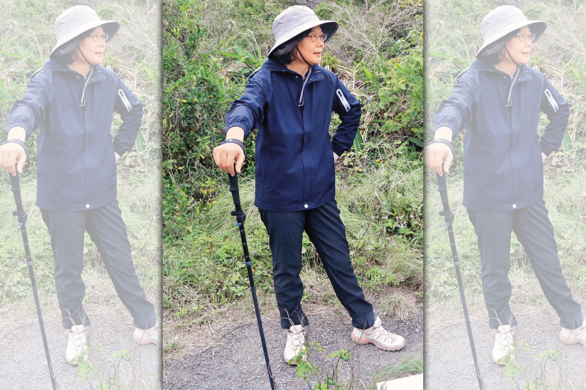 蔡英文卸任後常登山健行,日前她也透過登山的譬喻表露心跡。(翻攝蔡英文臉書)