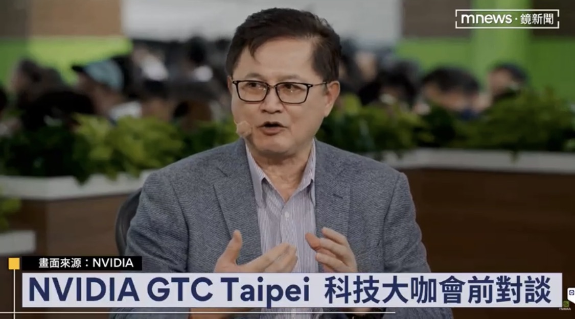 和碩董事長童子賢在輝達GTC Taipei會前節目表示,未來工廠導入Agentic AI後,將變得更有秩序、效率更高。(翻攝自鏡新聞)