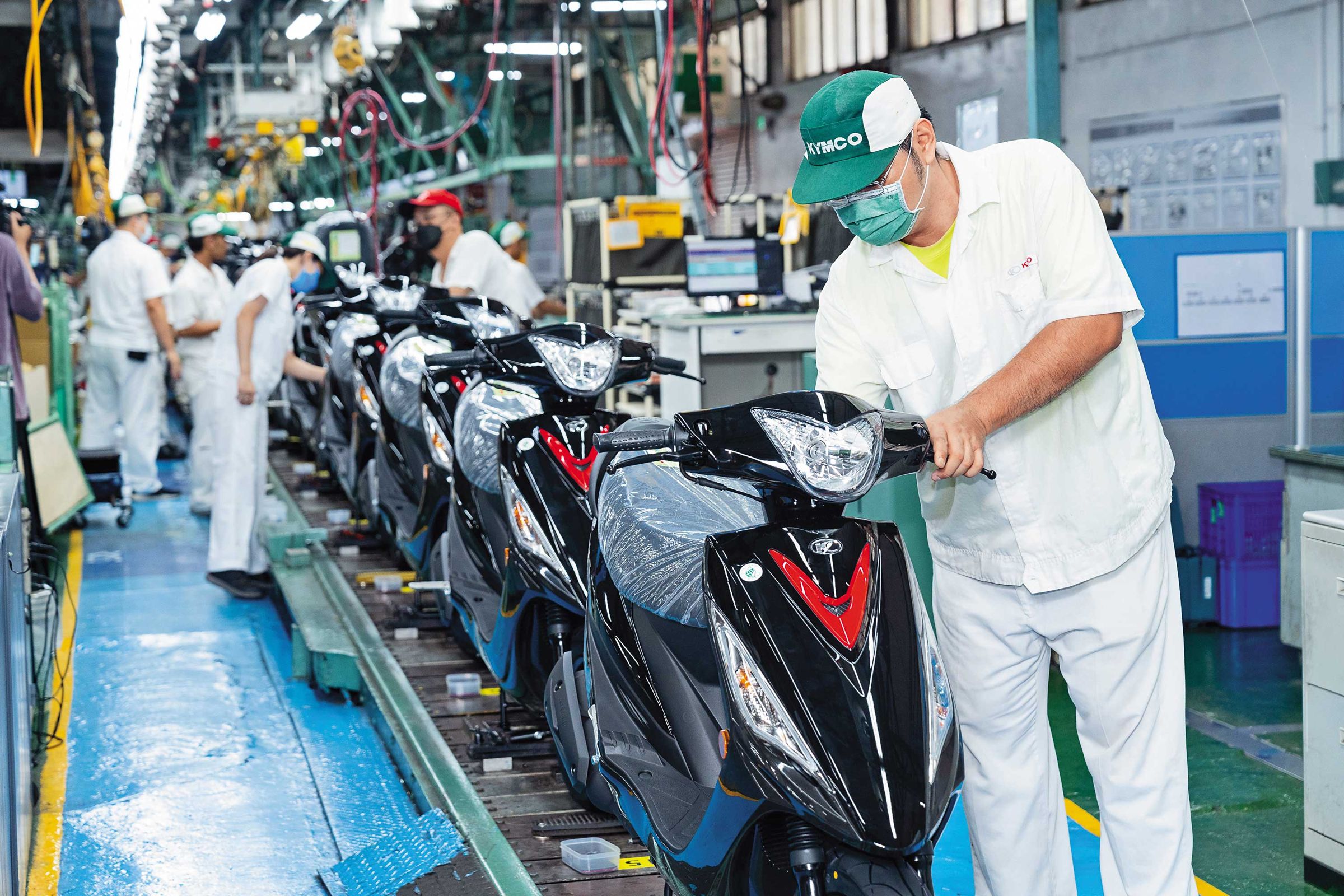 光陽將瞄準新車設計與品質,圖謀搶回燃油機車的主導權。(光陽提供)