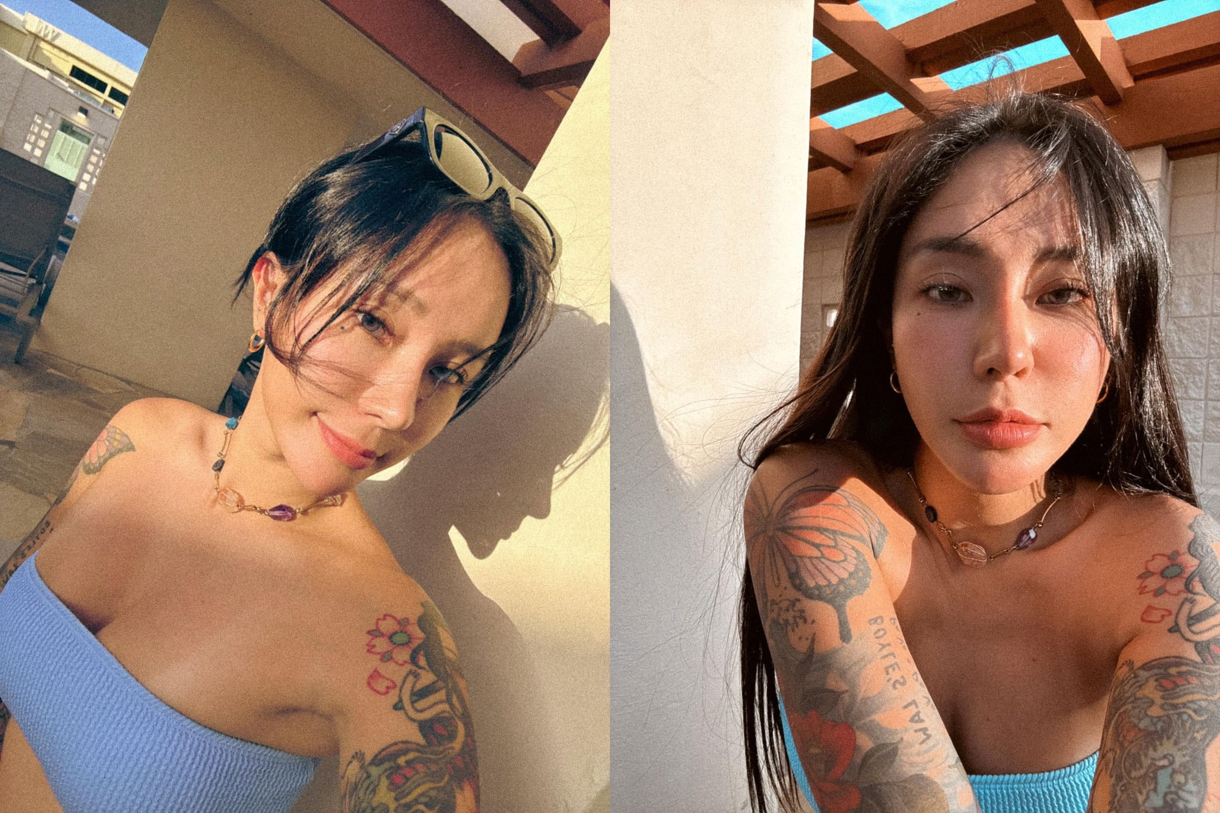 女星梁云菲近日公開政治立場，過往的外流片又被翻出攻擊，但她表示自己不痛不癢。（翻攝自臉書Nana Liang 梁云菲）