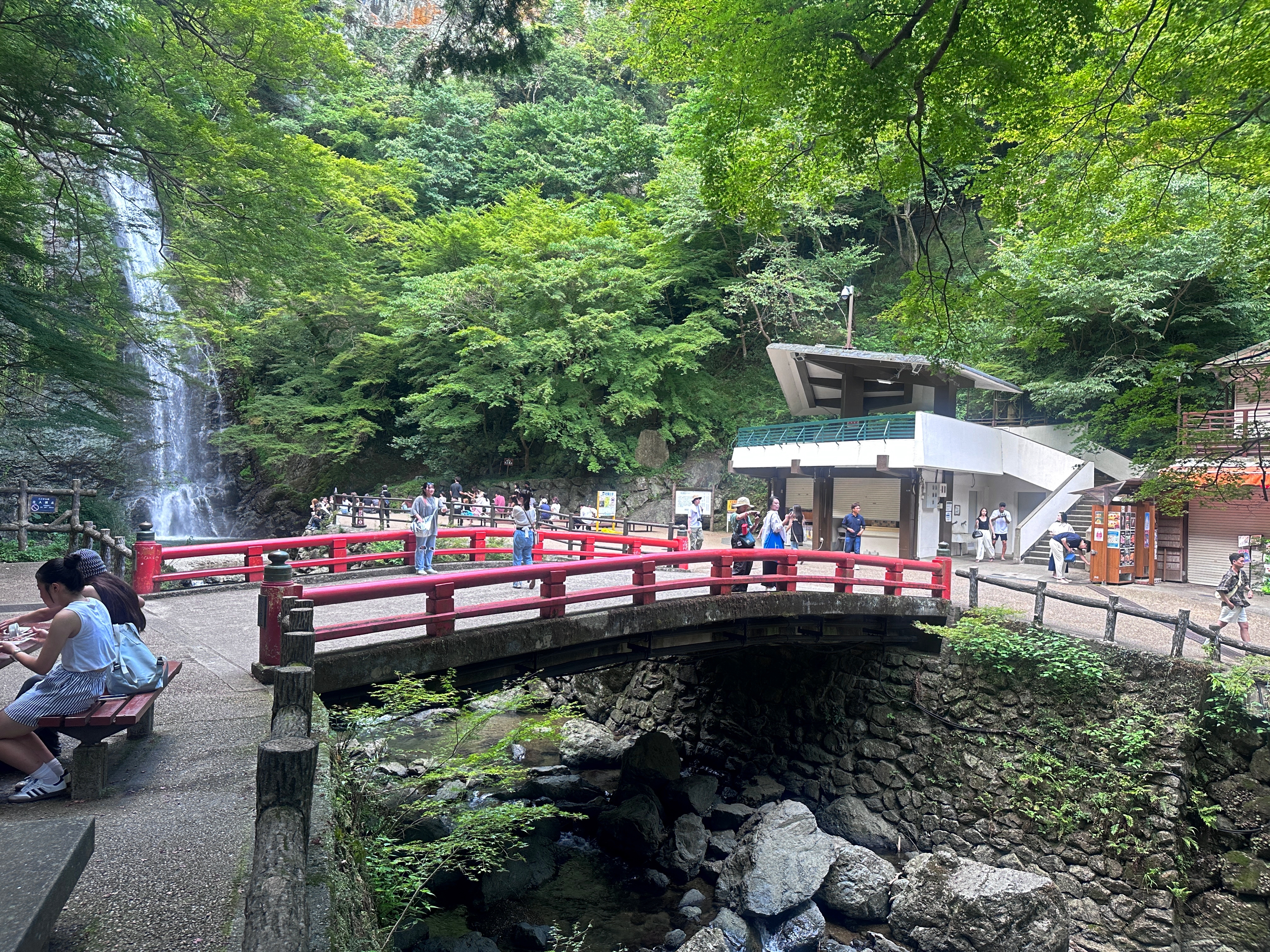 箕面公園為森林浴之森百選之一,很適合趁著暑假造訪。