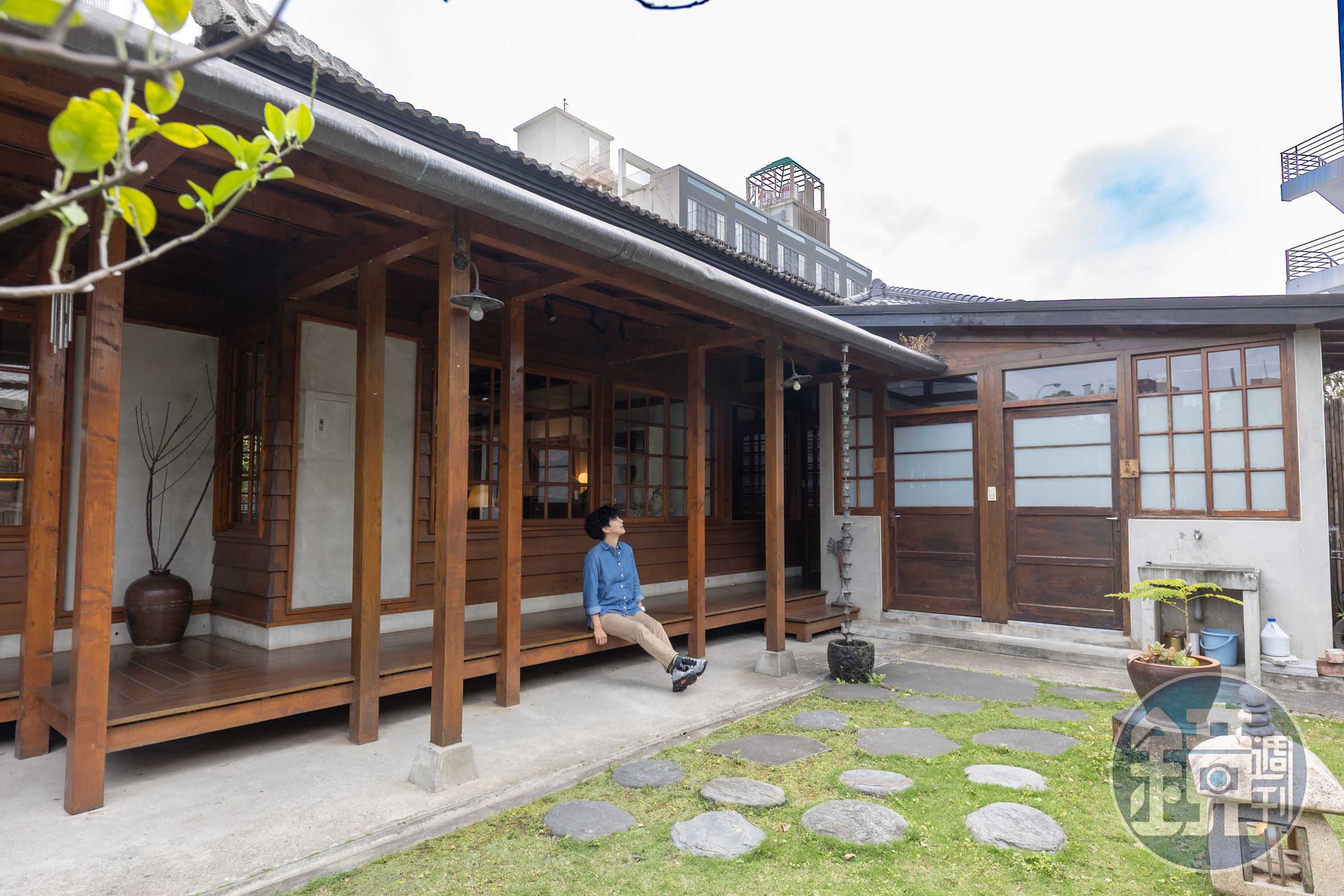 YUTUZU 所在的日式老宅，前身是兒童醫院，老屋中間還有一座典雅的庭院。