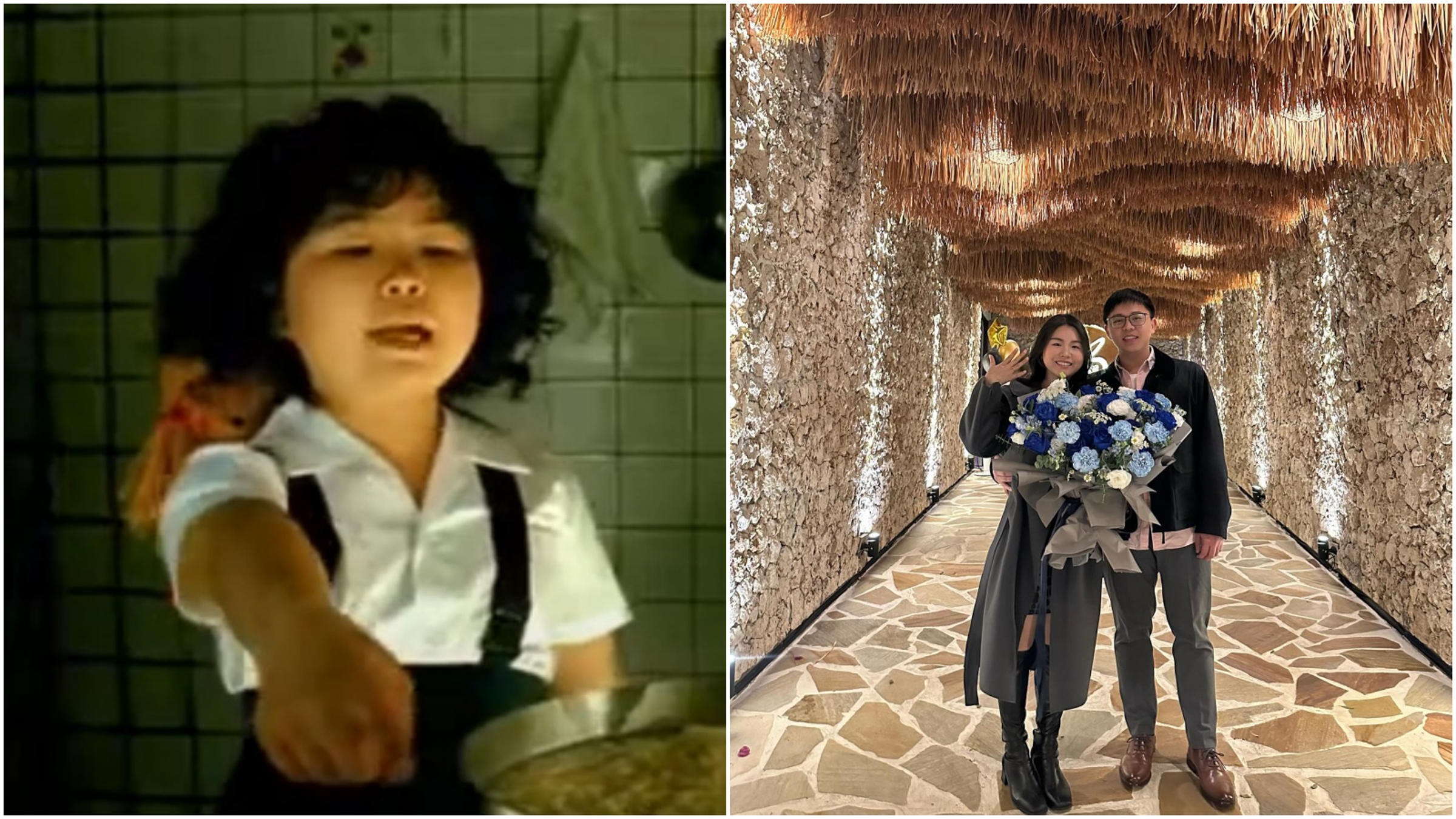 當年飾演「張君雅小妹妹」的簡嘉芸,答應男友求婚了。(翻攝畫面、簡嘉芸threads)