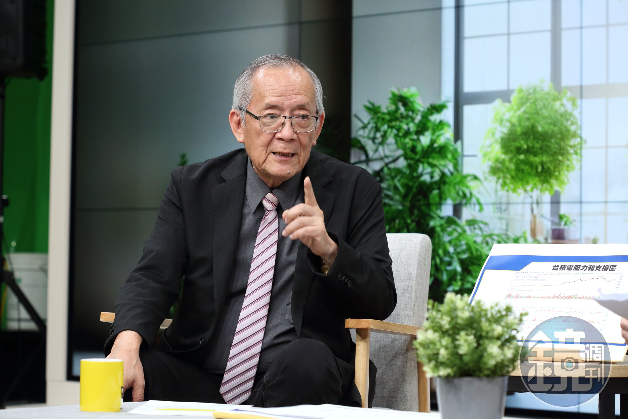 股市獅公李永年認為，台積電第一道壓力關卡是1,060至1,080元，要是突破，就能挑戰第二道關卡1,110至1,130元。