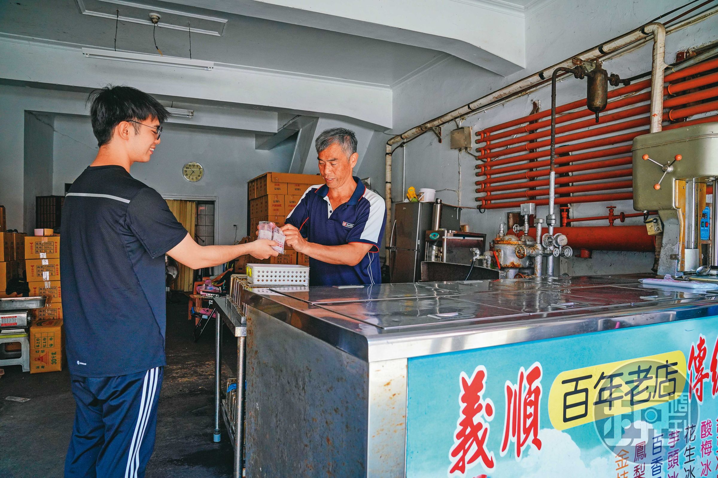 不少新埔人都是吃義順的冰棒長大。