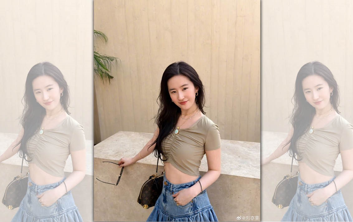 劉亦菲一出道就因《神鵰俠侶》導致頸椎嚴重受傷。（劉亦菲微博）