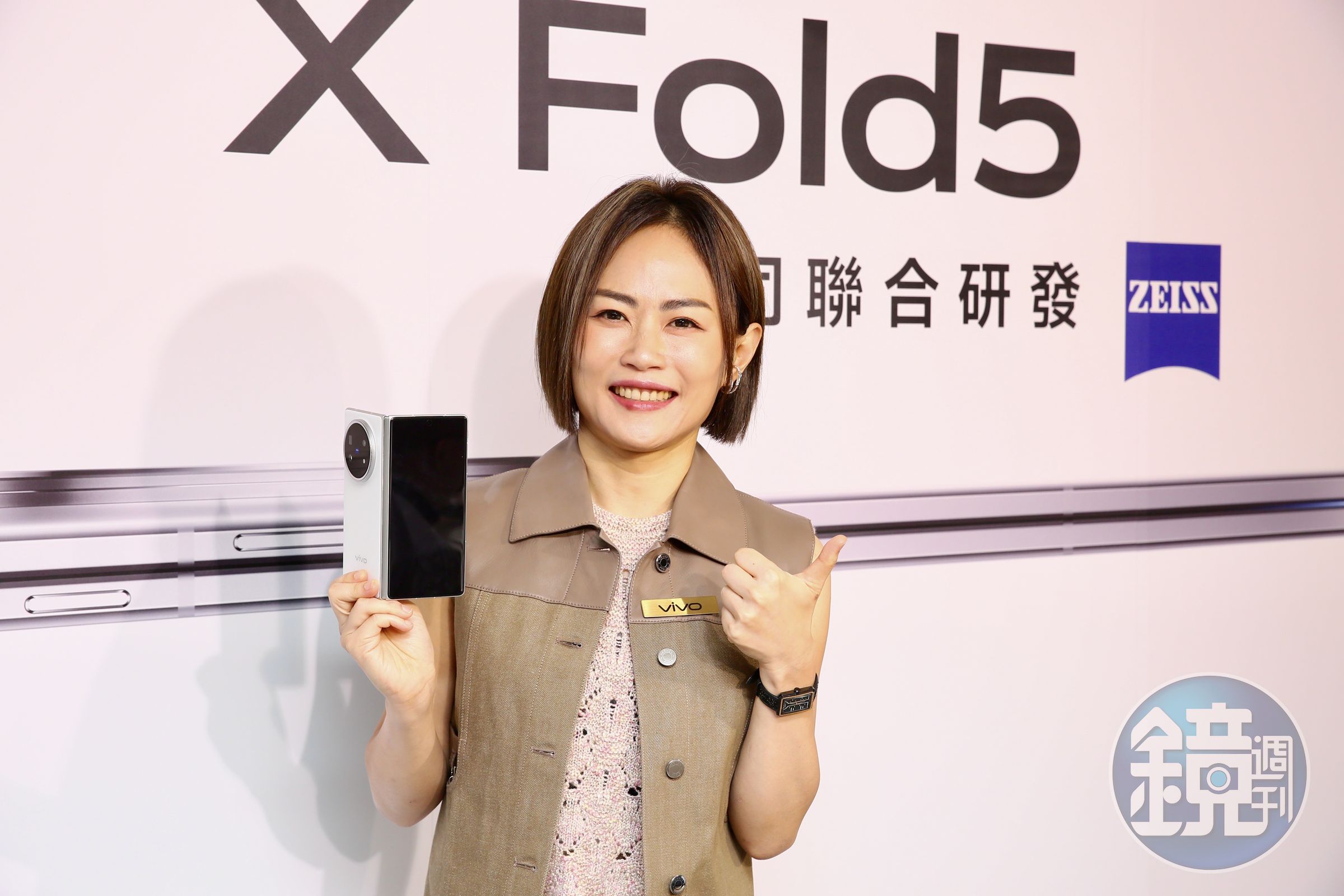 vivo台灣總經理陳怡婷表示，非常看好台灣市場需求，但「只怕貨不夠賣」。