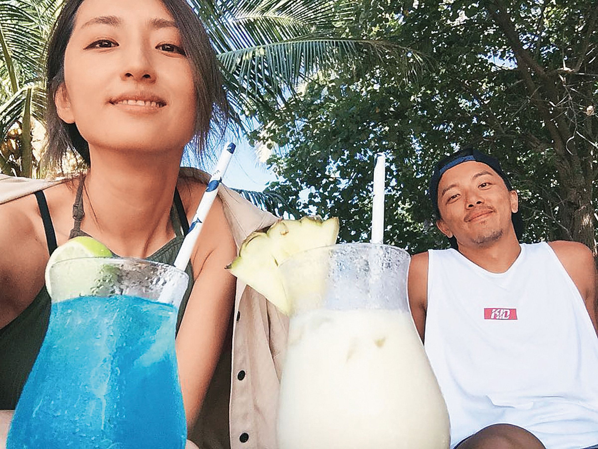 坤達與柯佳嬿結婚後,坤達在1年內接連演出4部戲劇作品。(翻攝自柯佳嬿IG)