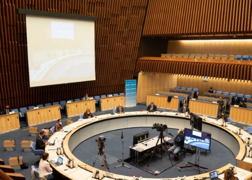 第77屆「世界衛生大會」（WHA）於27日開議。（翻攝WHO官網）