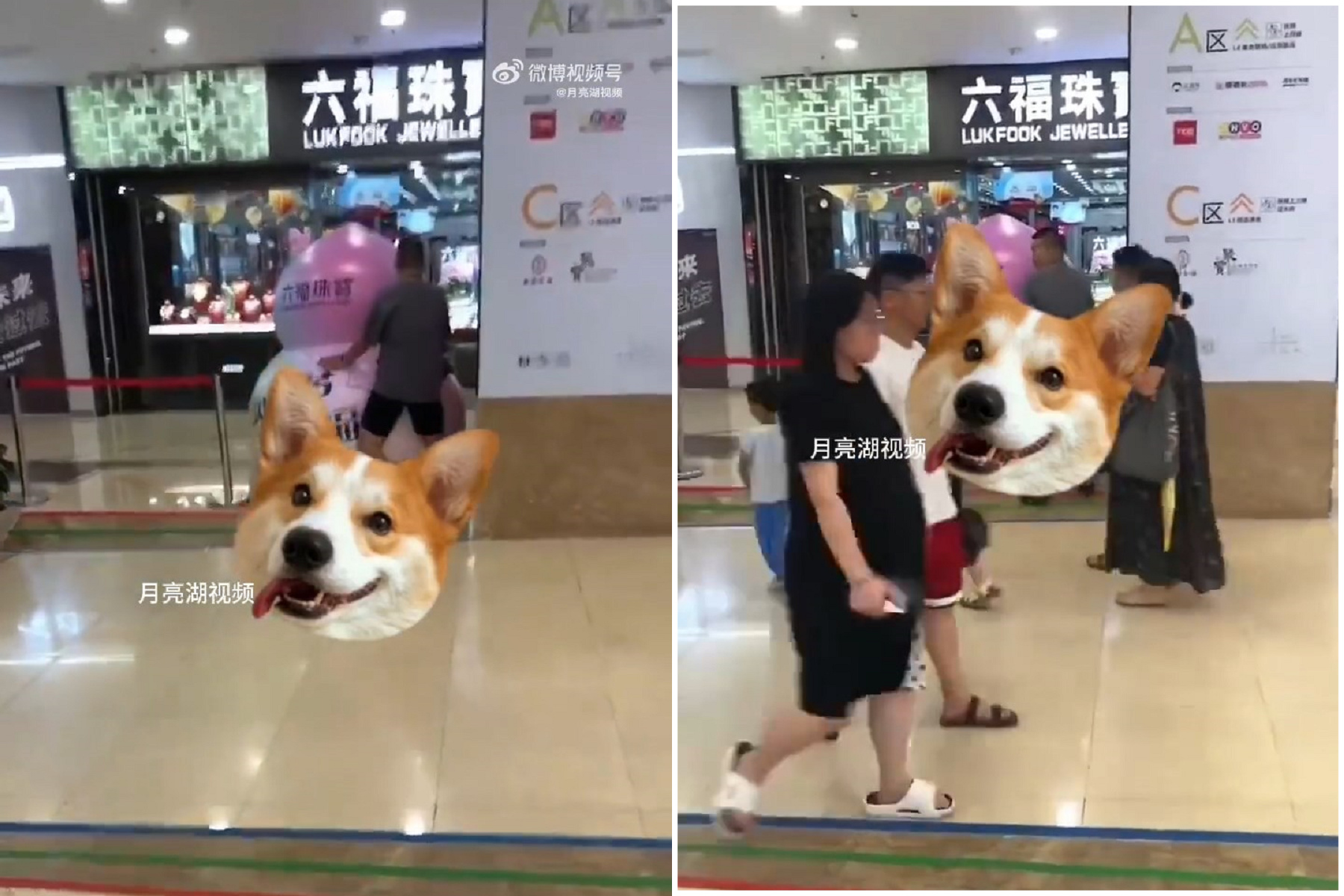 中國男見葫蘆氣球淫麻了，當眾性侵！無視保全趕人堅持「生小葫蘆」。（翻自微博）