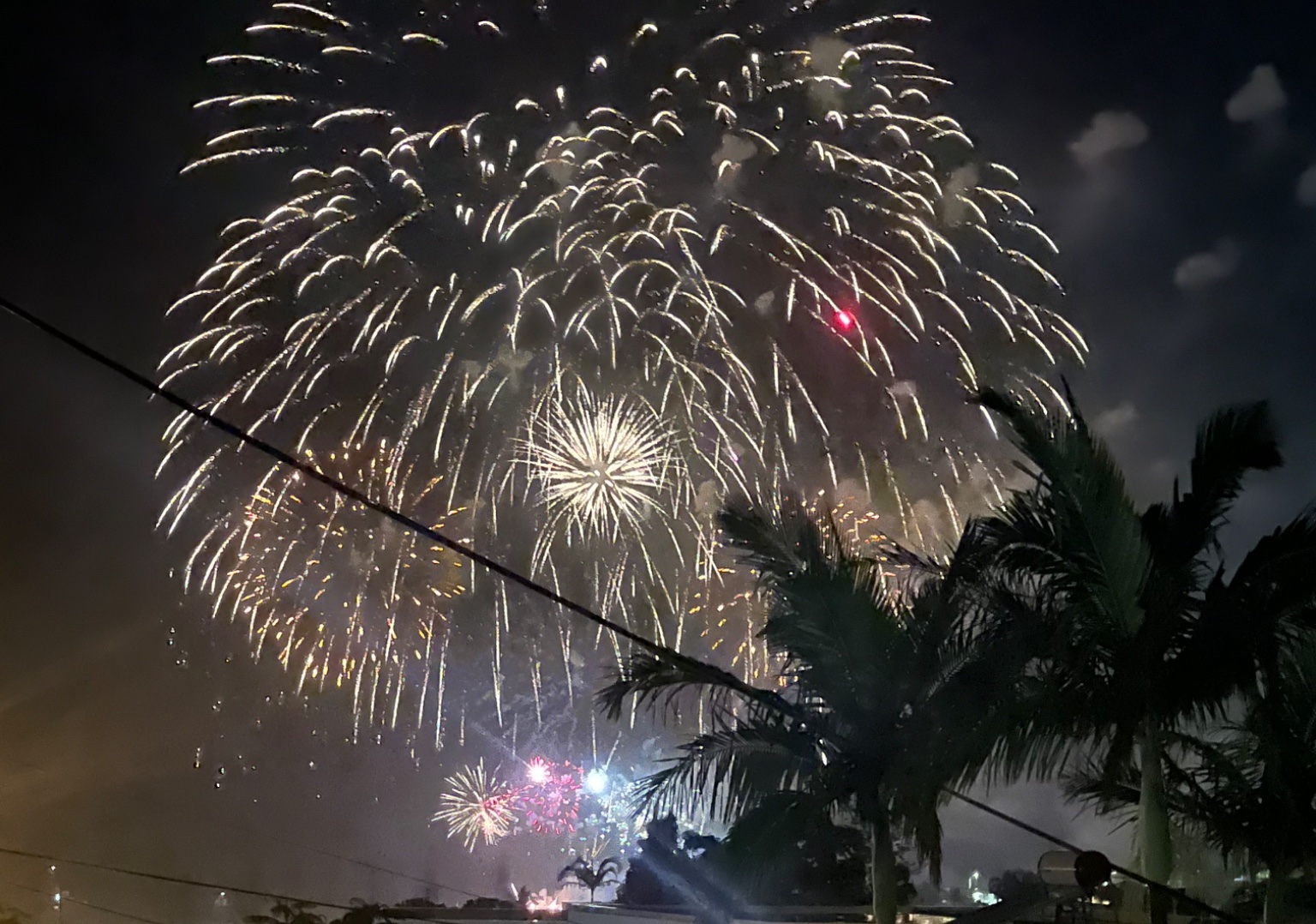 吉里巴斯的聖誕島已經迎接2026年。(翻攝X)