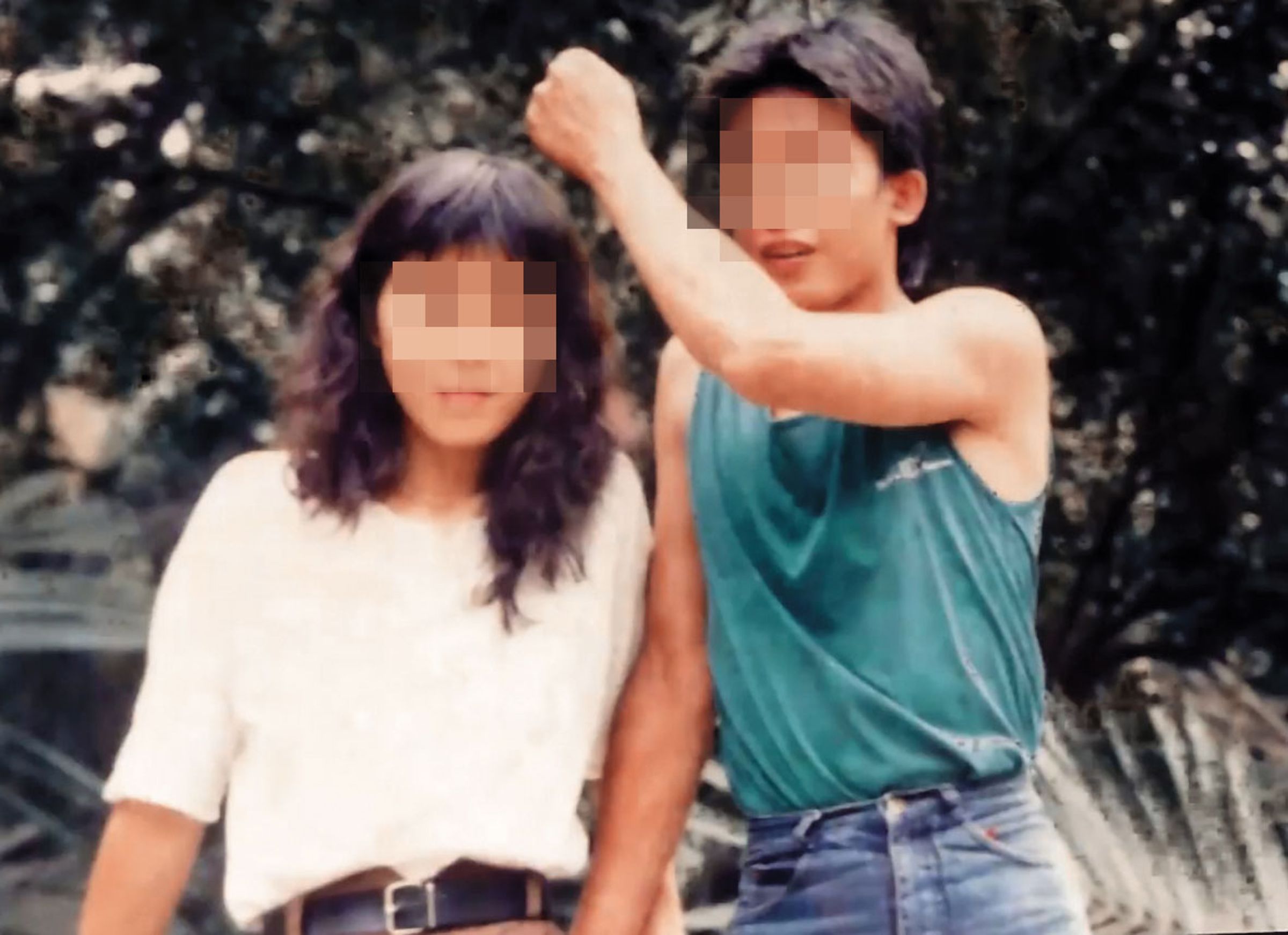 遭李玉民殺害的陳志銘(右)與朱秋媛(左)是同學,也是男女朋友。(東森新聞提供)
