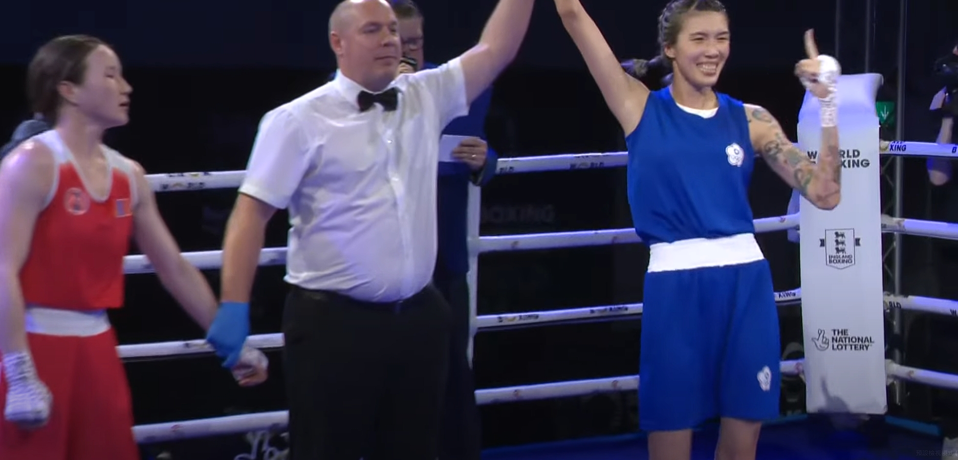 黃筱雯在世界拳總年終賽勇奪金牌。（翻攝自 WORLD BOXING YouTube）