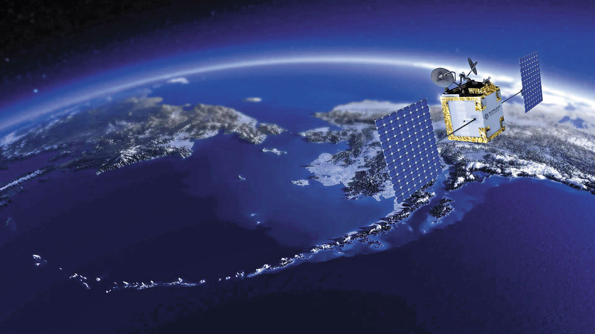 「海地星空」串接起海纜、光纖及行動通訊、衛星與微波，成就互為備援、交織而成的韌性網路。（翻攝oneweb官網）