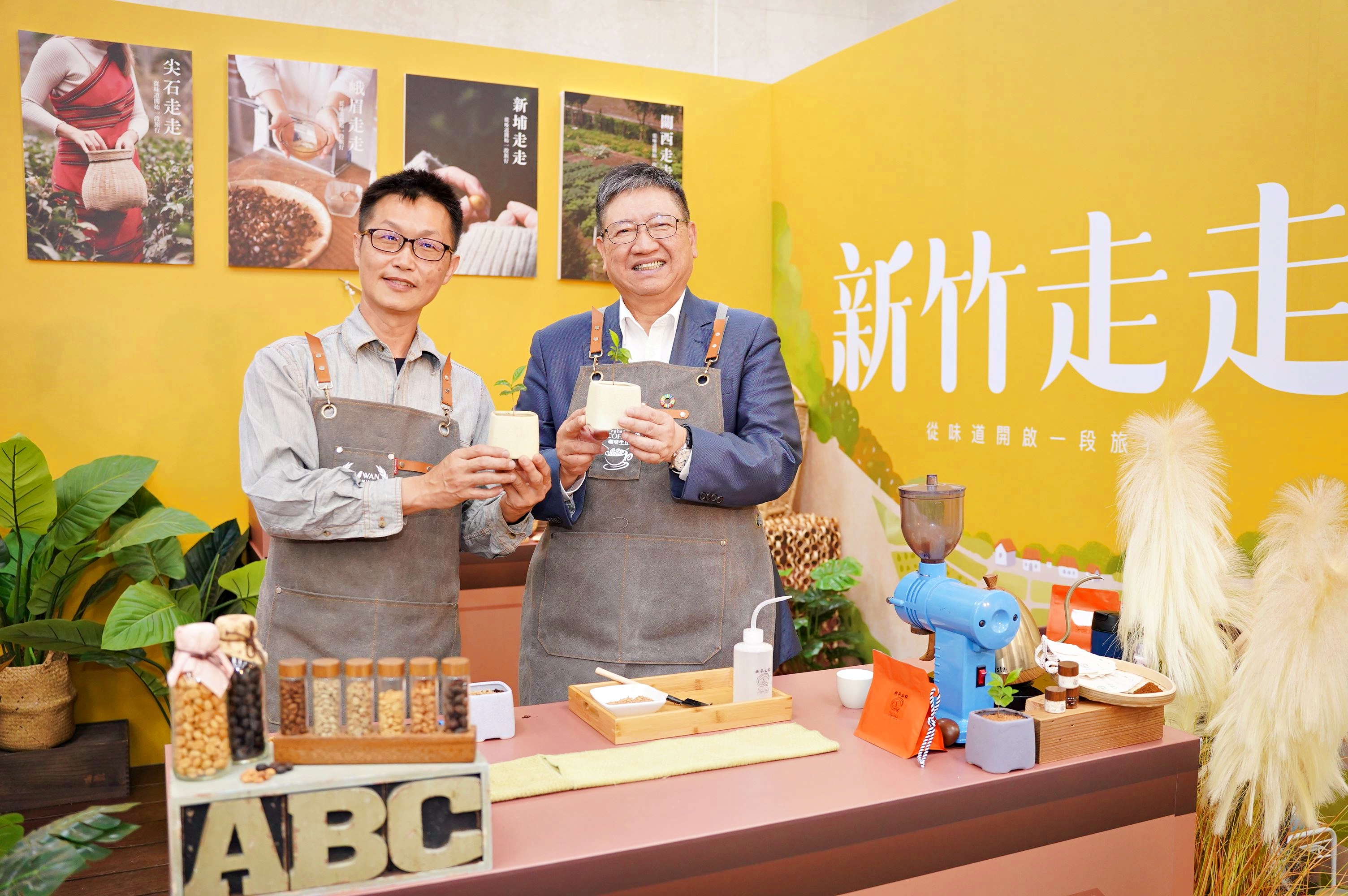 縣長楊文科歡迎全國的鄉親好朋友來到新竹縣「行行尞尞 鼻著當香」！（新竹縣政府提供）