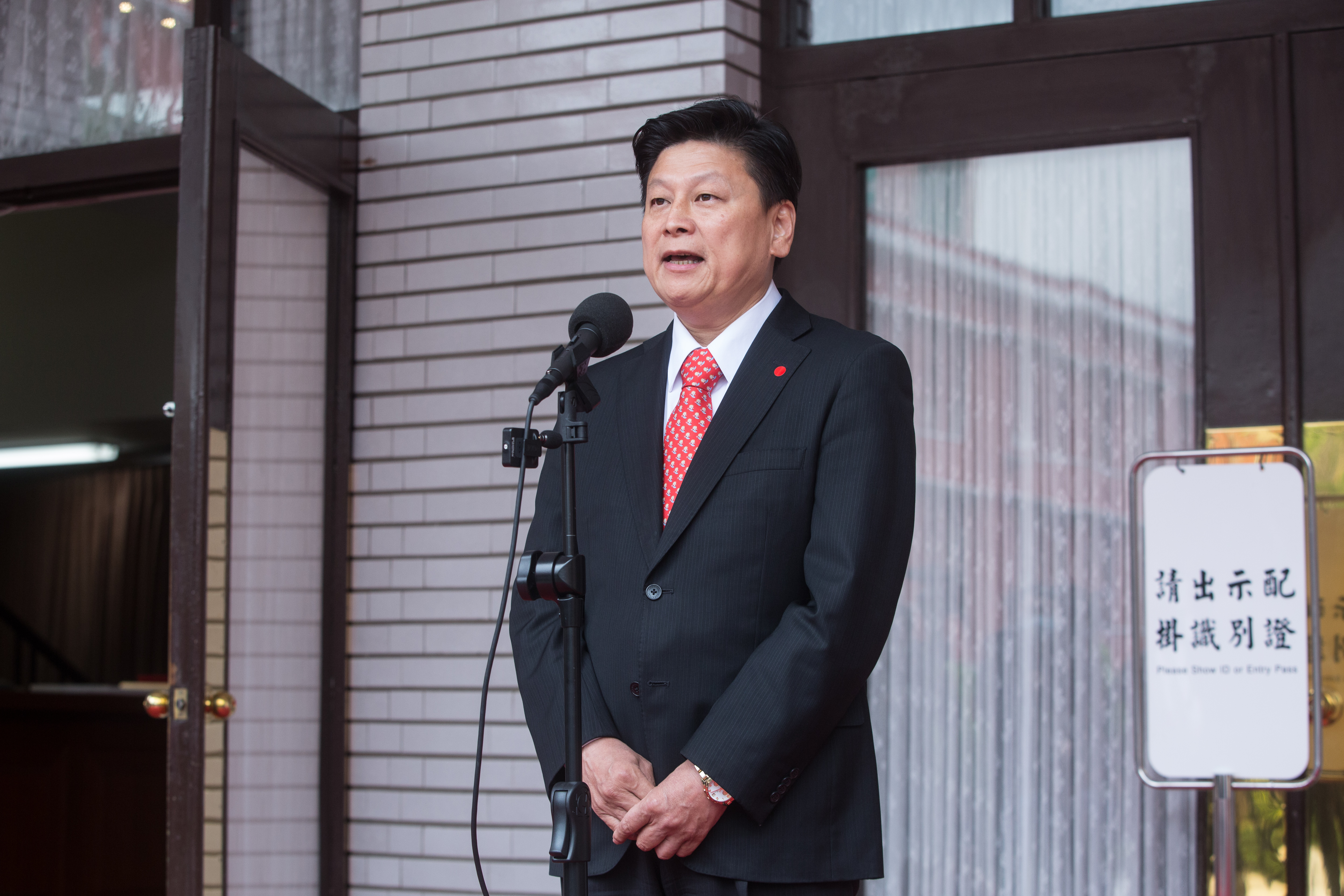 國民黨立法院黨團總召傅崐萁昨天嘲笑洪申翰，是高中畢業的勞動部長，「這是國家之恥」。（本刊資料照）