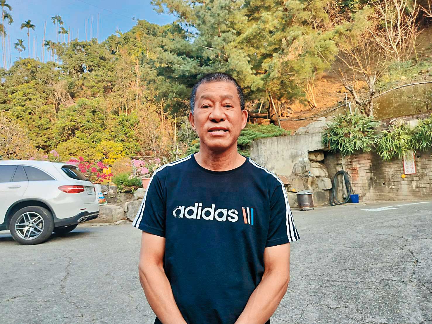 負責偵辦此案的張旺根表示,透過比對路口約5萬個拍攝的車牌,終於鎖定嫌犯作案車輛。(林慶祥攝)
