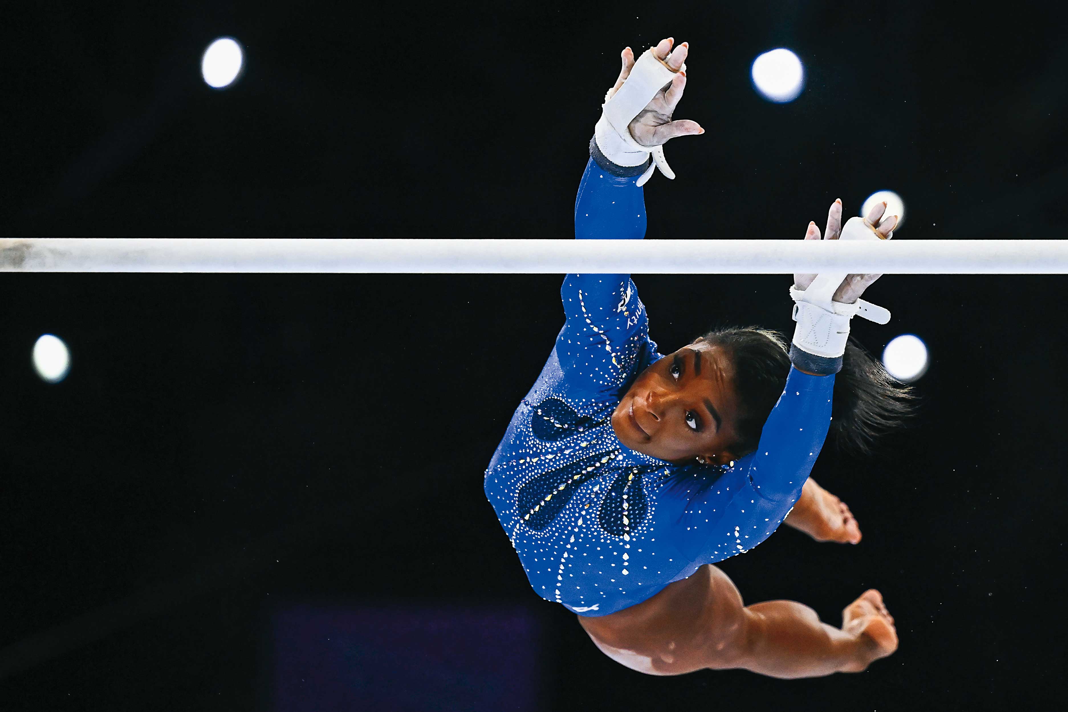 擺脫心魔的美國體操女王Simone Biles，復出參加巴黎奧運。（東方IC）
