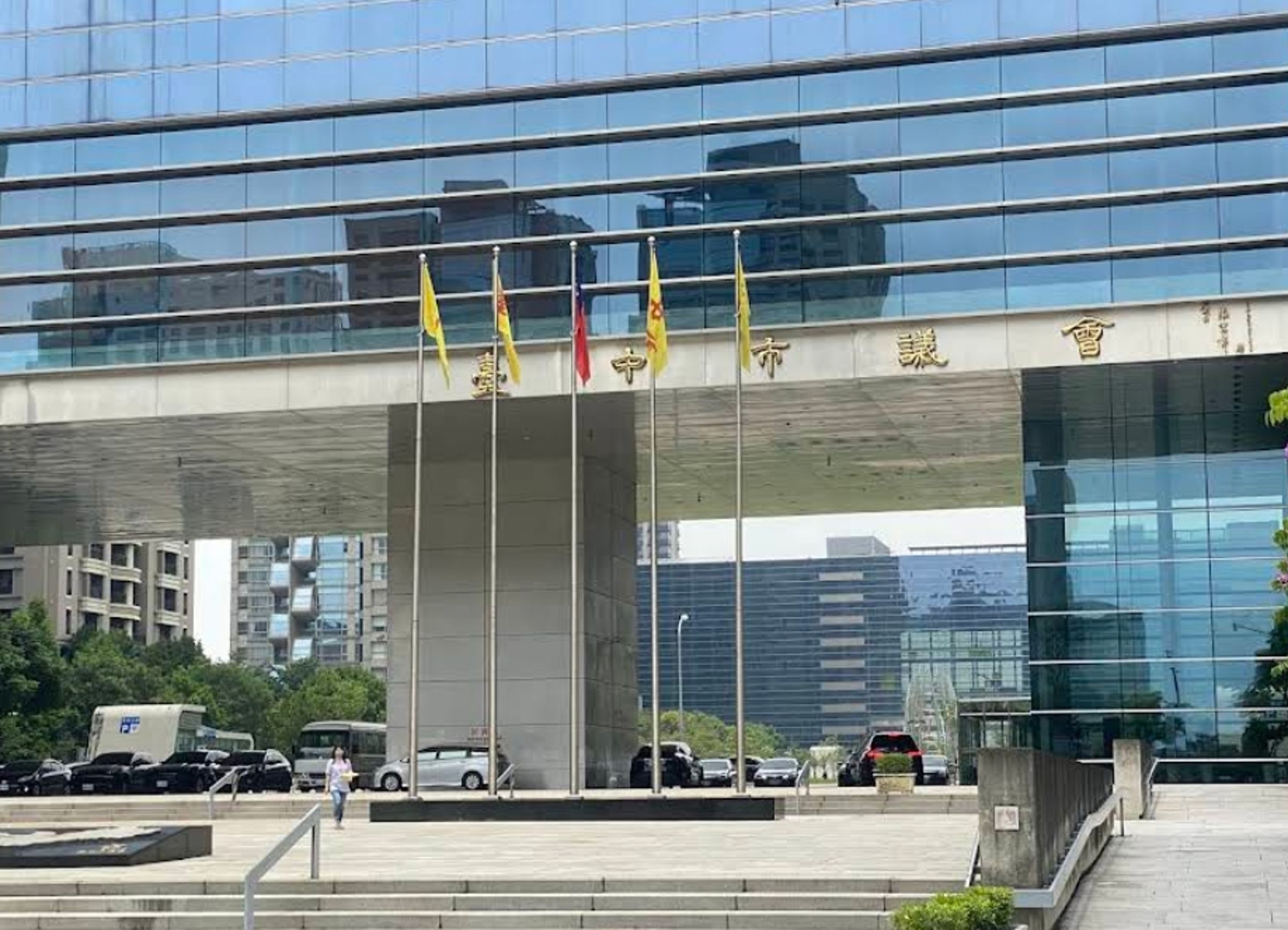 台中市議會今日再次發生停電。（翻攝自Google Maps／Sarah攝）