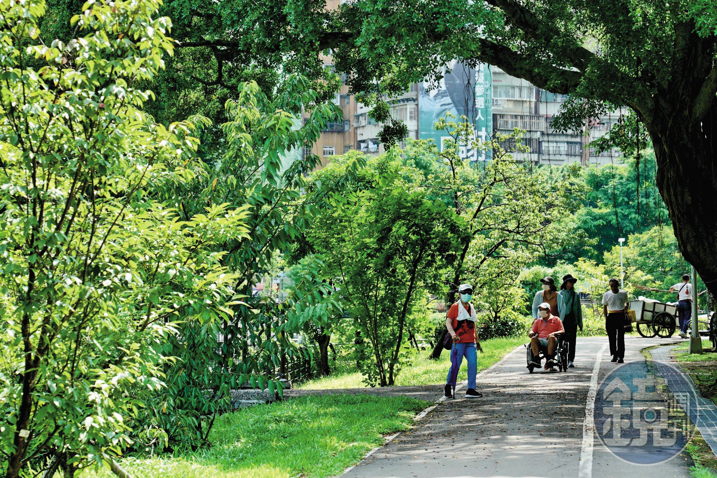 永久綠地像是居住在綠肺呼吸的環境,青年公園占地24公頃,房價比新北蛋黃區實惠。