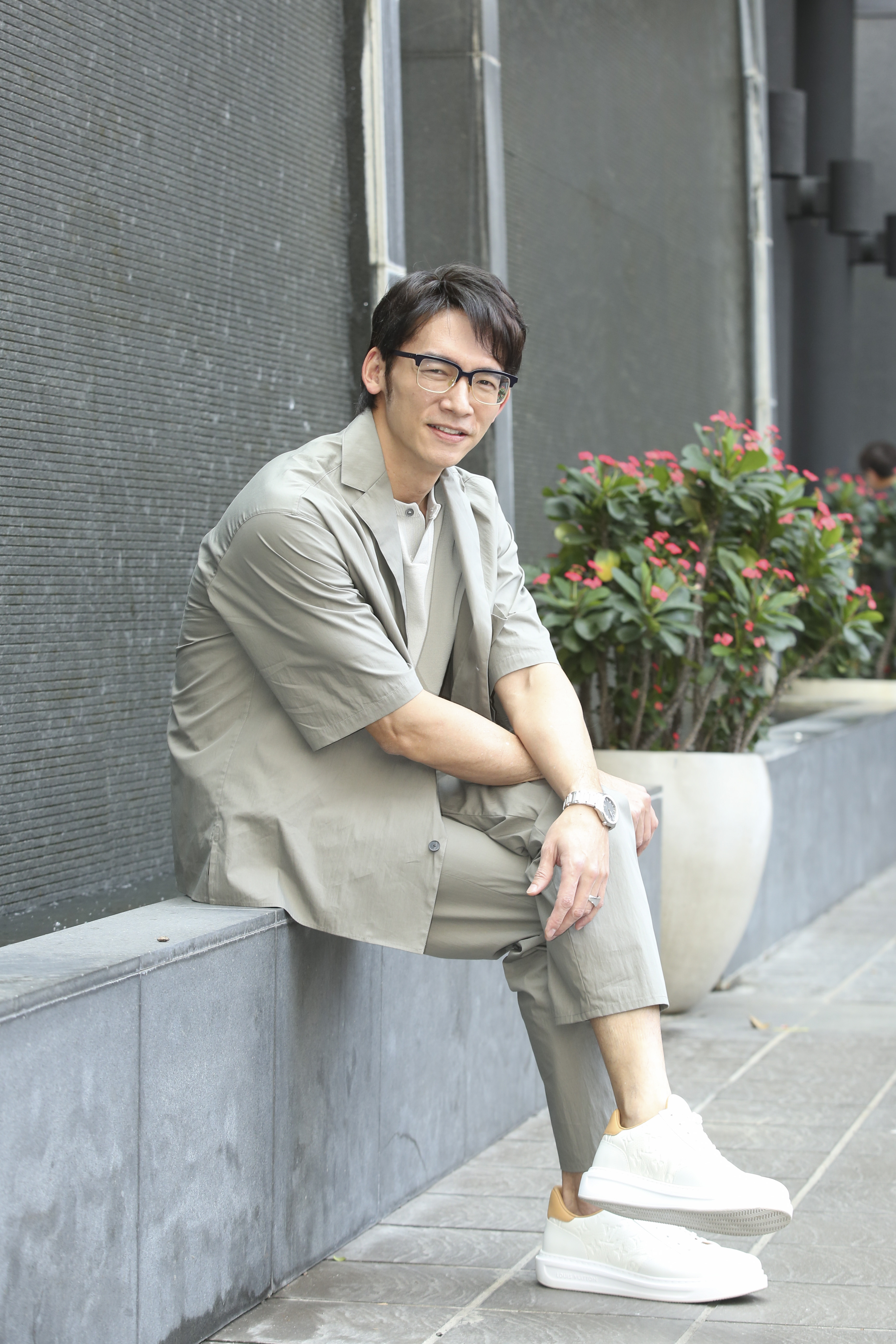 温昇豪今天為《誰殺了她》宣傳。