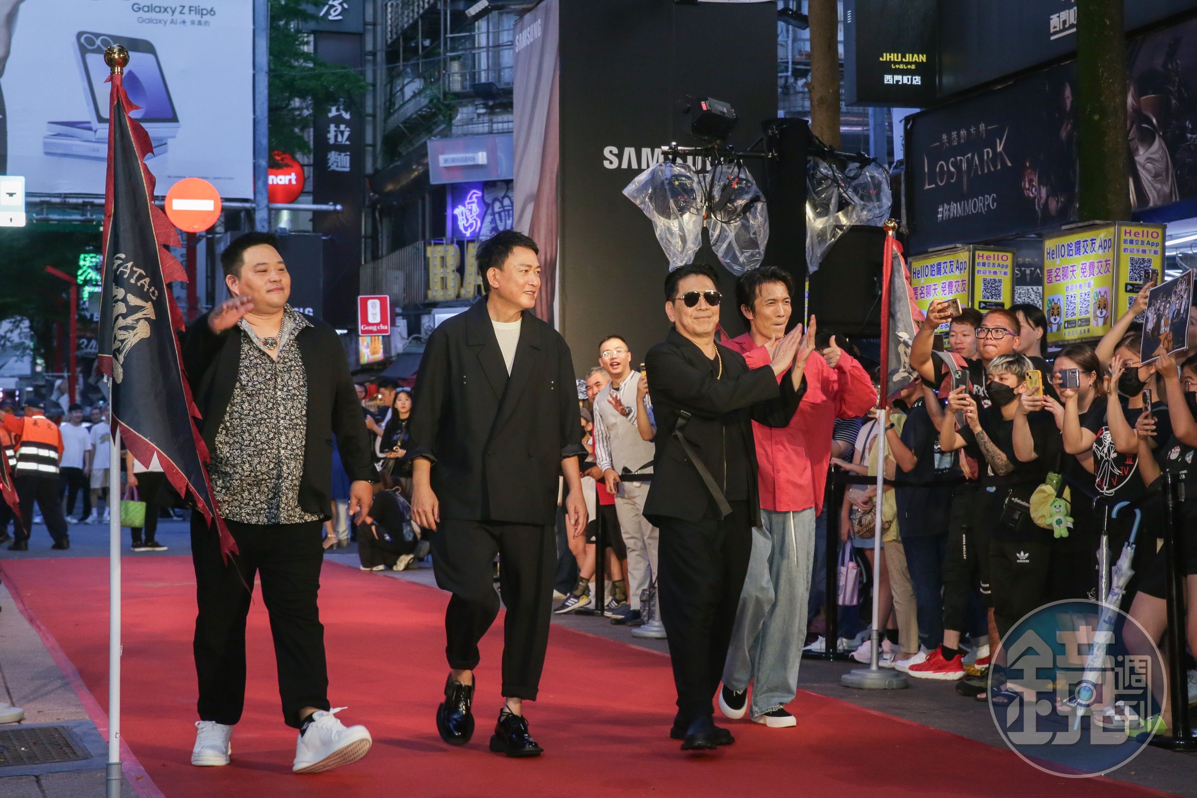 吳震亞(左)、王識賢、高捷、黃尚禾。
