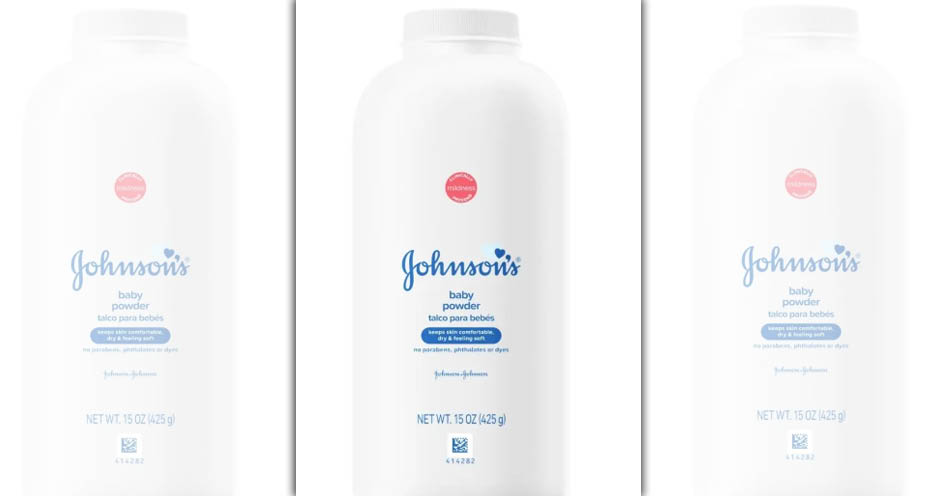 美國法院認定，嬌生販售的嬰兒爽身粉與致癌有關。（翻攝自johnsonsbaby官網）