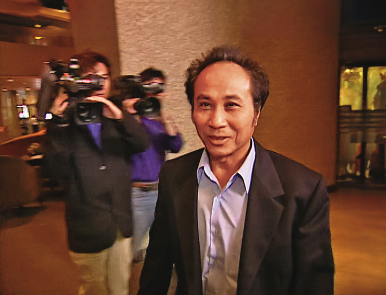 已故影視大亨楊登魁(圖)曾遭薛球盯上,勒索5千萬元。(東森新聞提供)