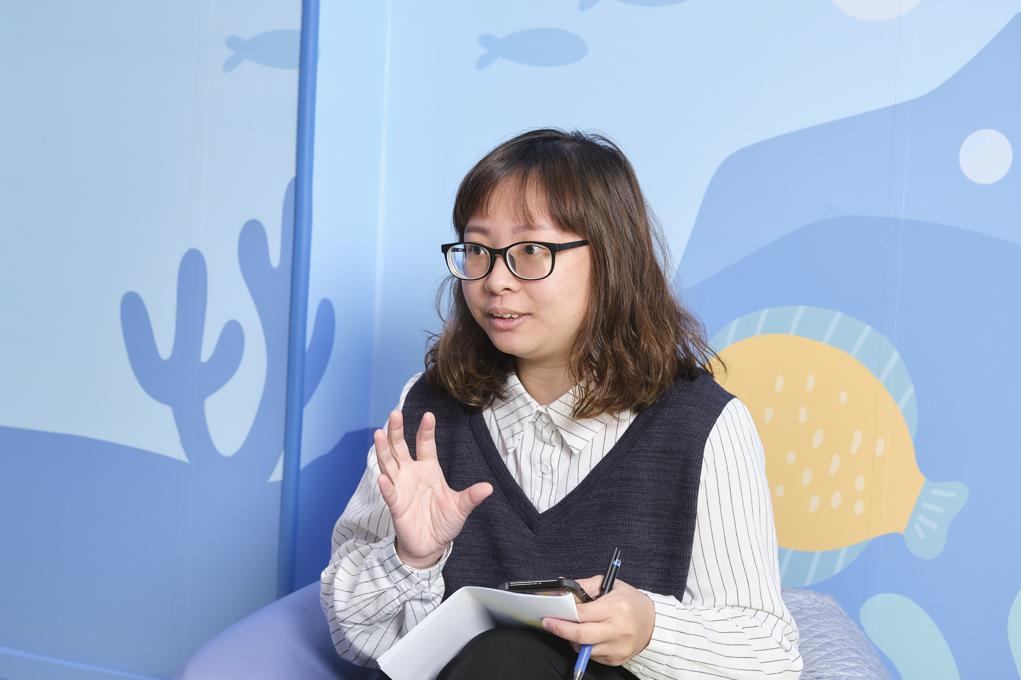 獲得「服務績優獎」的蘇軒儀認為社工需具備「從同理心出發，設身處地為他人著想」的特質。