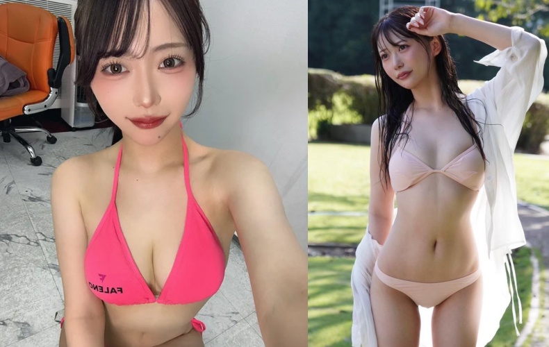 20歲日本AV新人甘夏唯以清純雜貨店正妹人設走紅，近期卻驚傳人間蒸發。（翻攝自X）