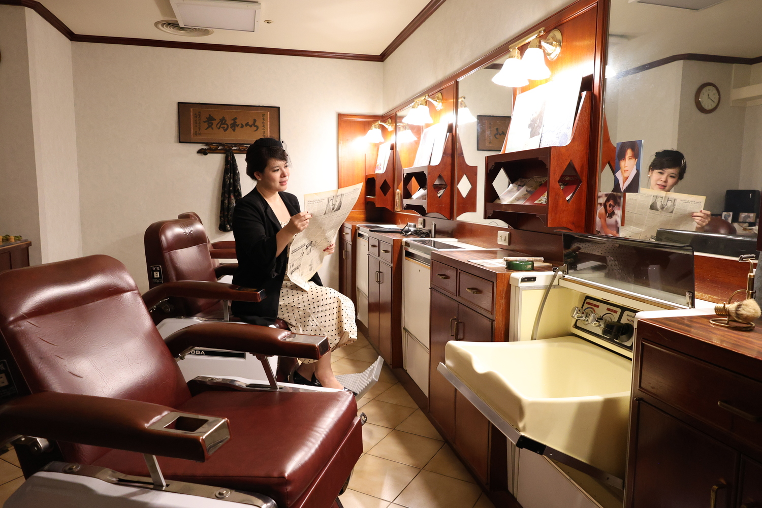 隱藏於台北福華大飯店的美容院，疫情前仍有許多老客人經常光顧，疫情期間歇業。