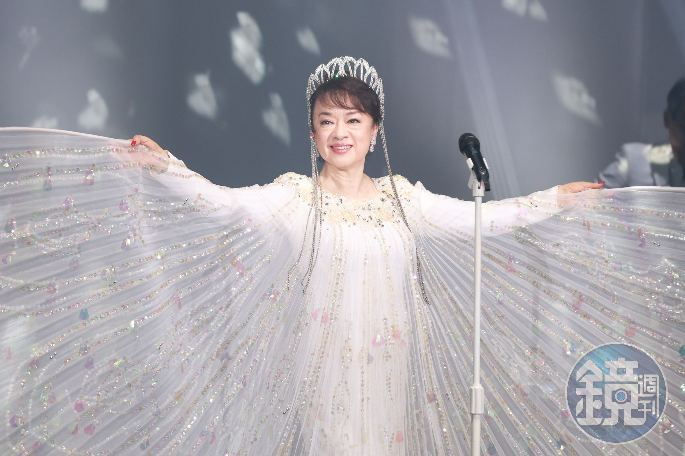 翁倩玉為演唱會準備五、六套華服，展現舞台魅力。