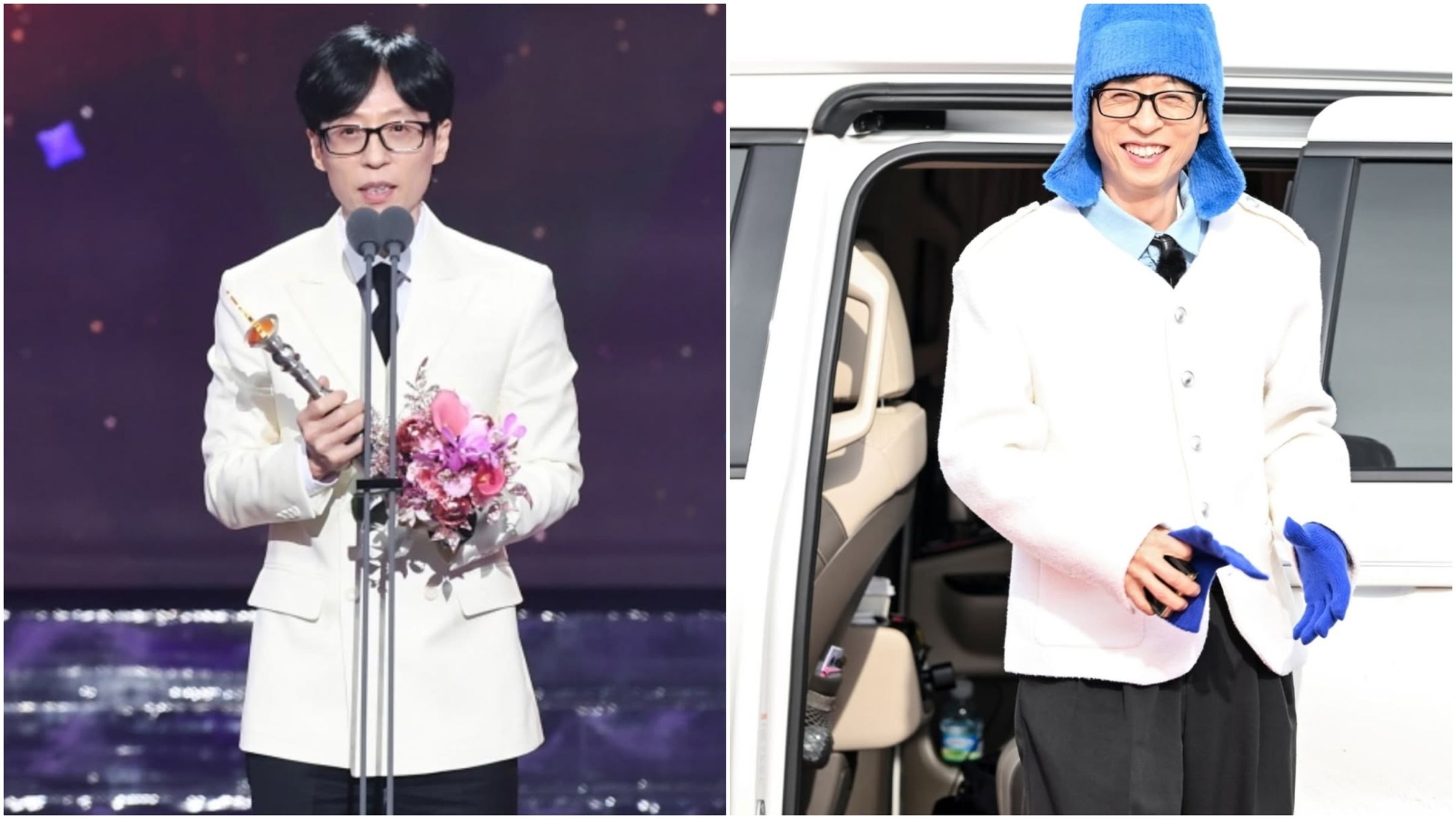 劉在錫入夢拯救他！幸運兒醒來買刮刮樂爽抱回千萬頭獎。（翻攝RunningMan IG）