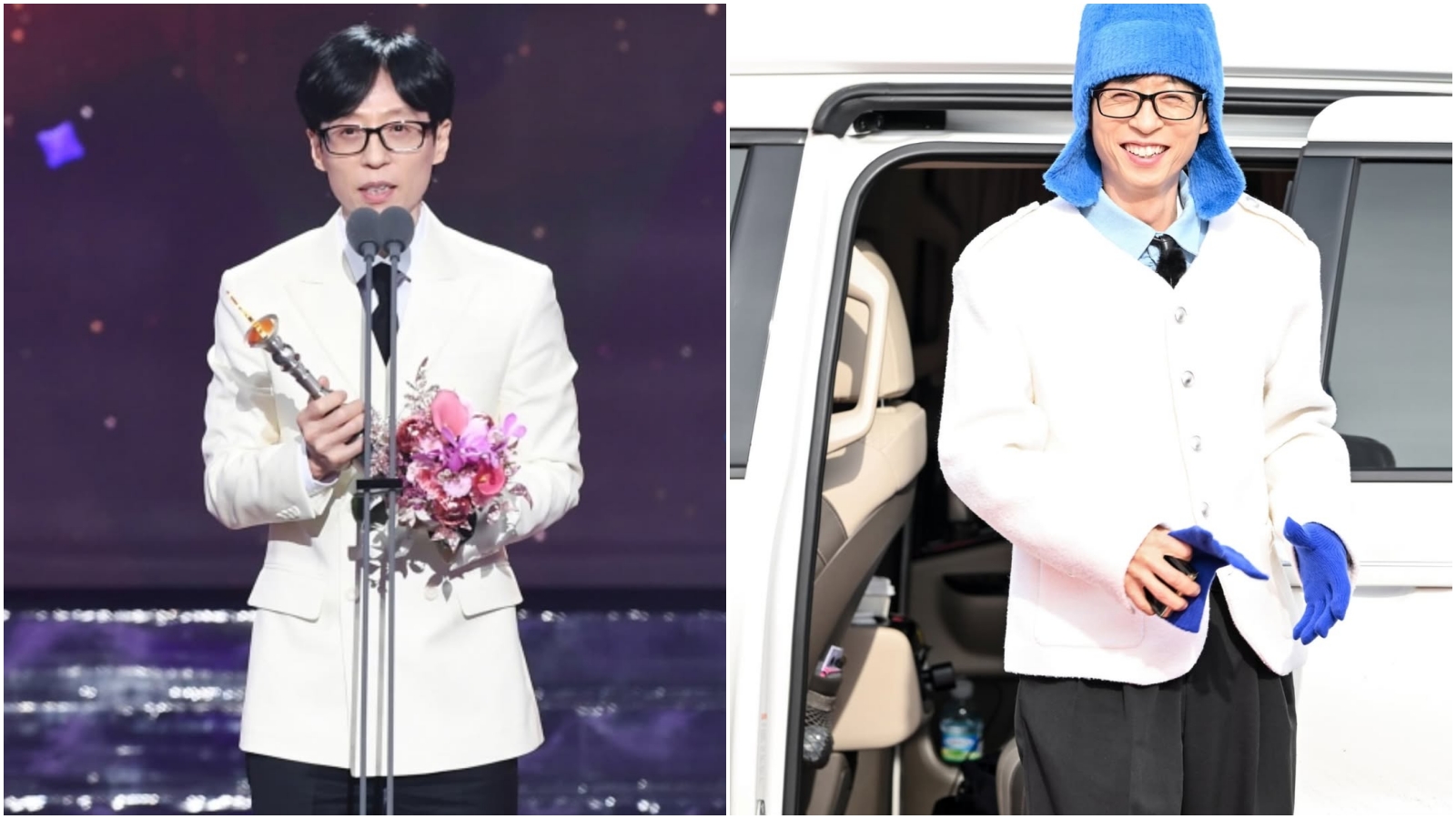 劉在錫入夢拯救他！幸運兒醒來買刮刮樂爽抱回千萬頭獎。（翻攝RunningMan IG）