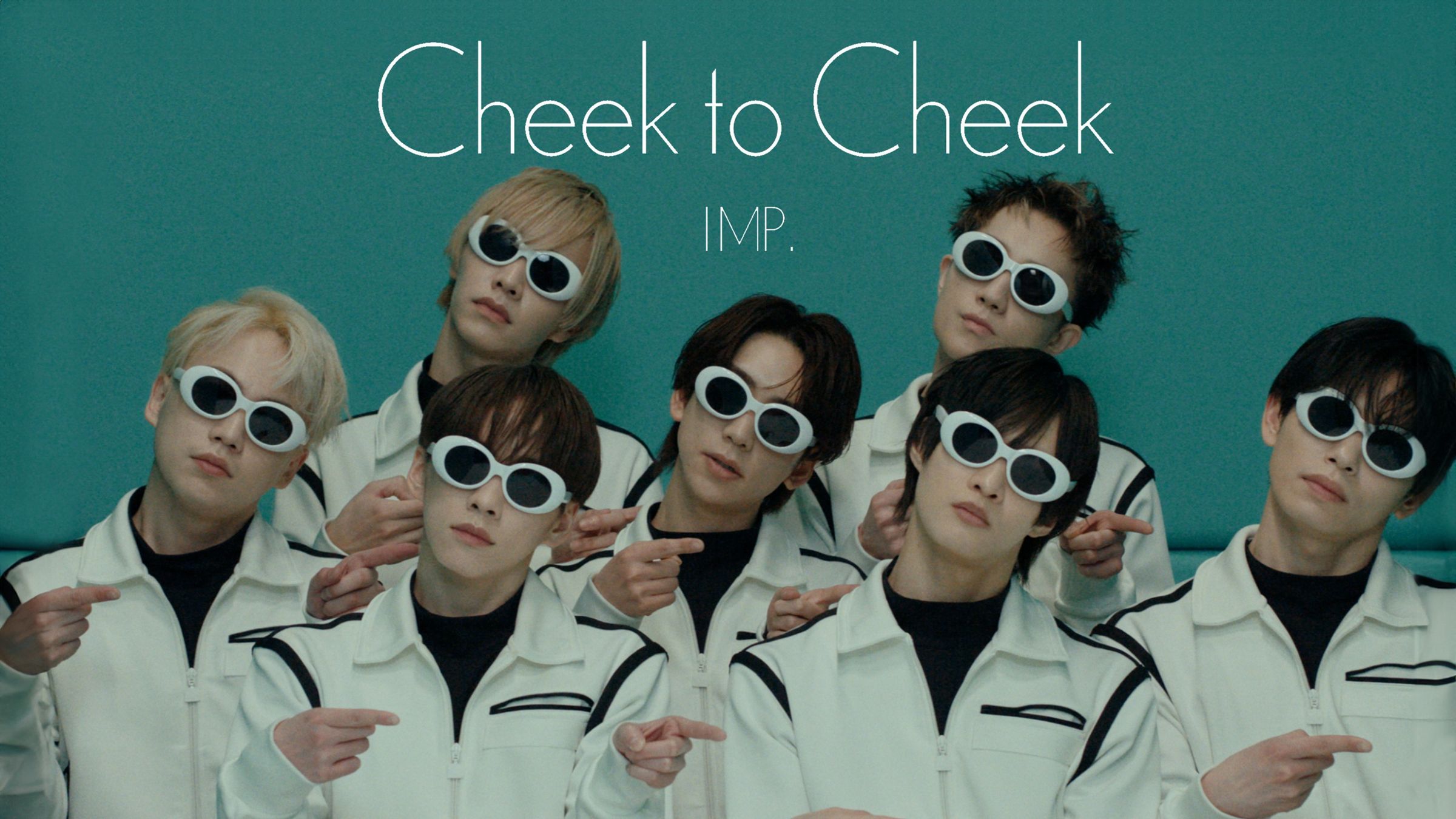 日本7人男團IMP.推出〈Cheek to Cheek〉,發起「手指舞」挑戰。(TOBE 提供)