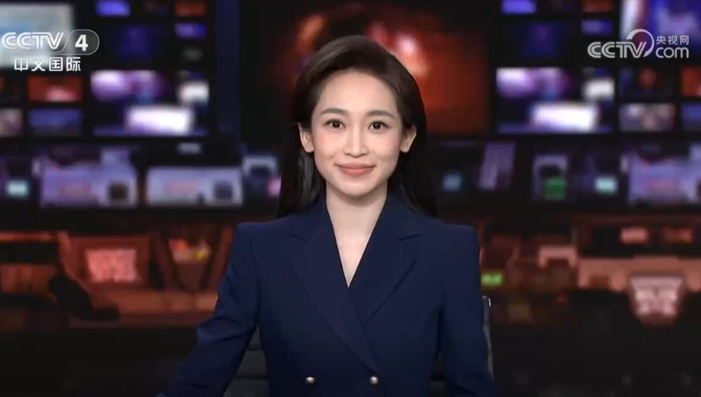 中國《央視》近日迎來另一位「00後」主播陶憶雯。(翻攝自央視節目官網)