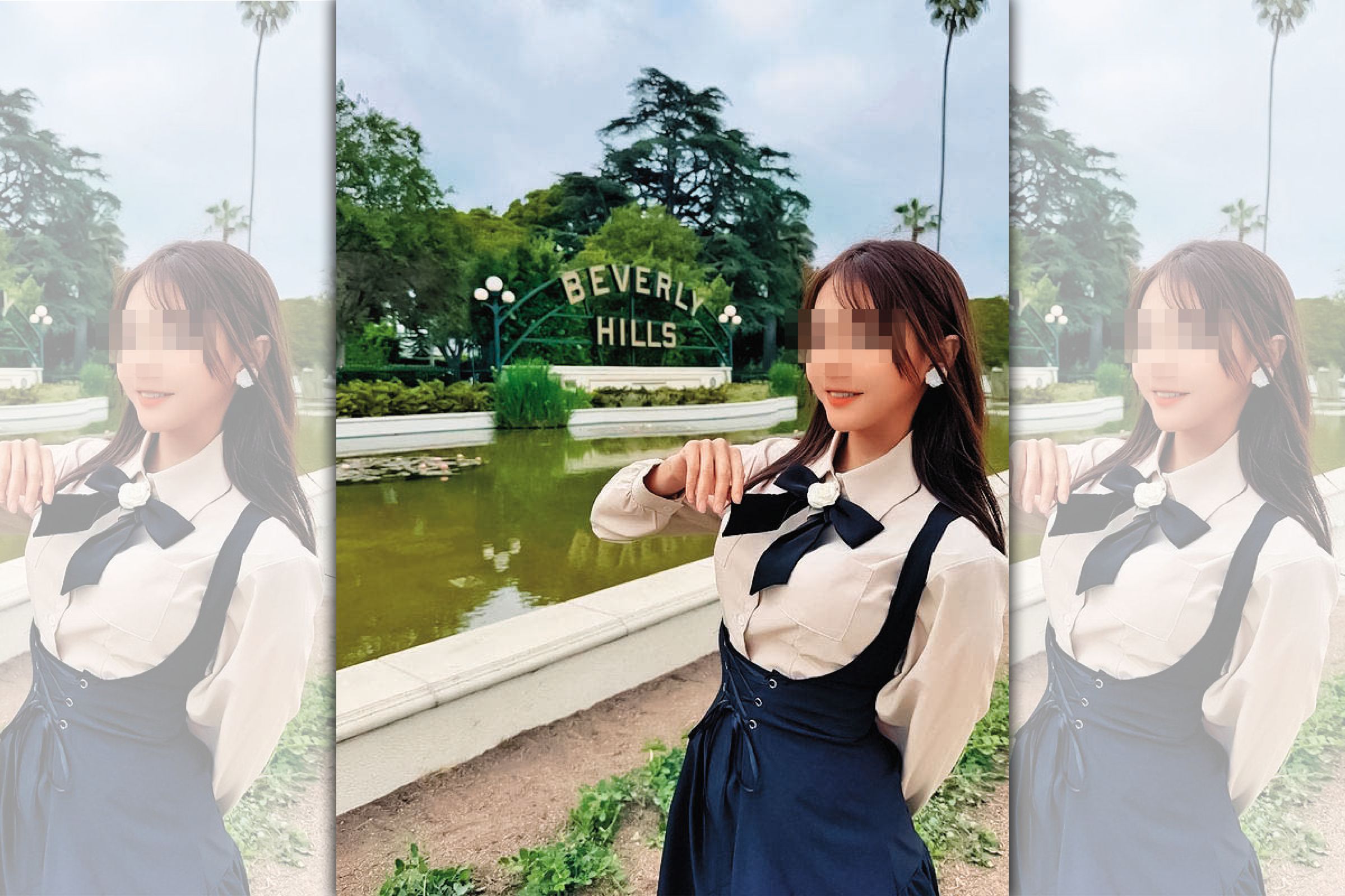 嫩模C女在IG有逾3萬粉絲,她除代言波霸奶茶杯,也代言醫美。(翻攝IG)
