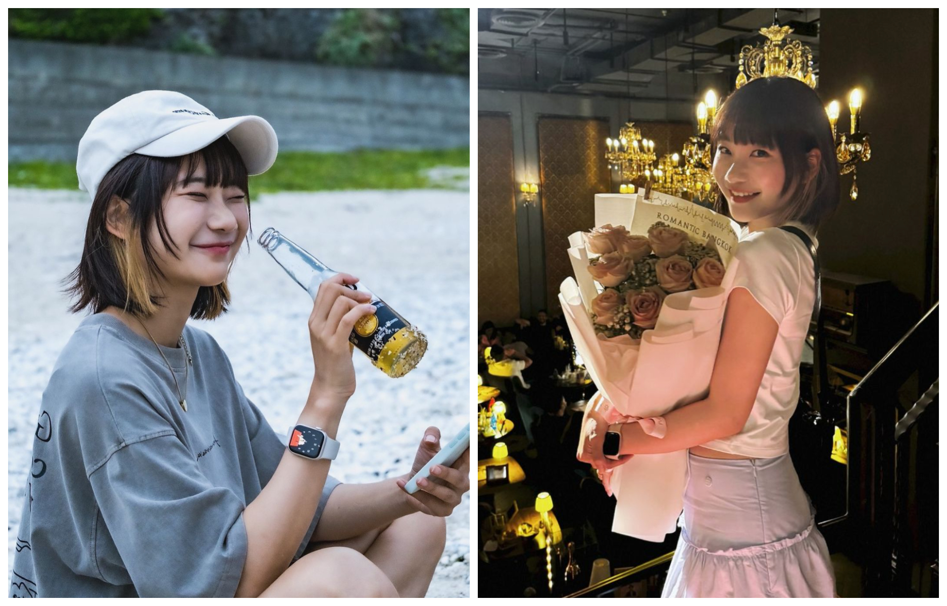 愛莉莎莎到綠島玩得不亦樂乎。（翻攝愛莉莎莎IG）