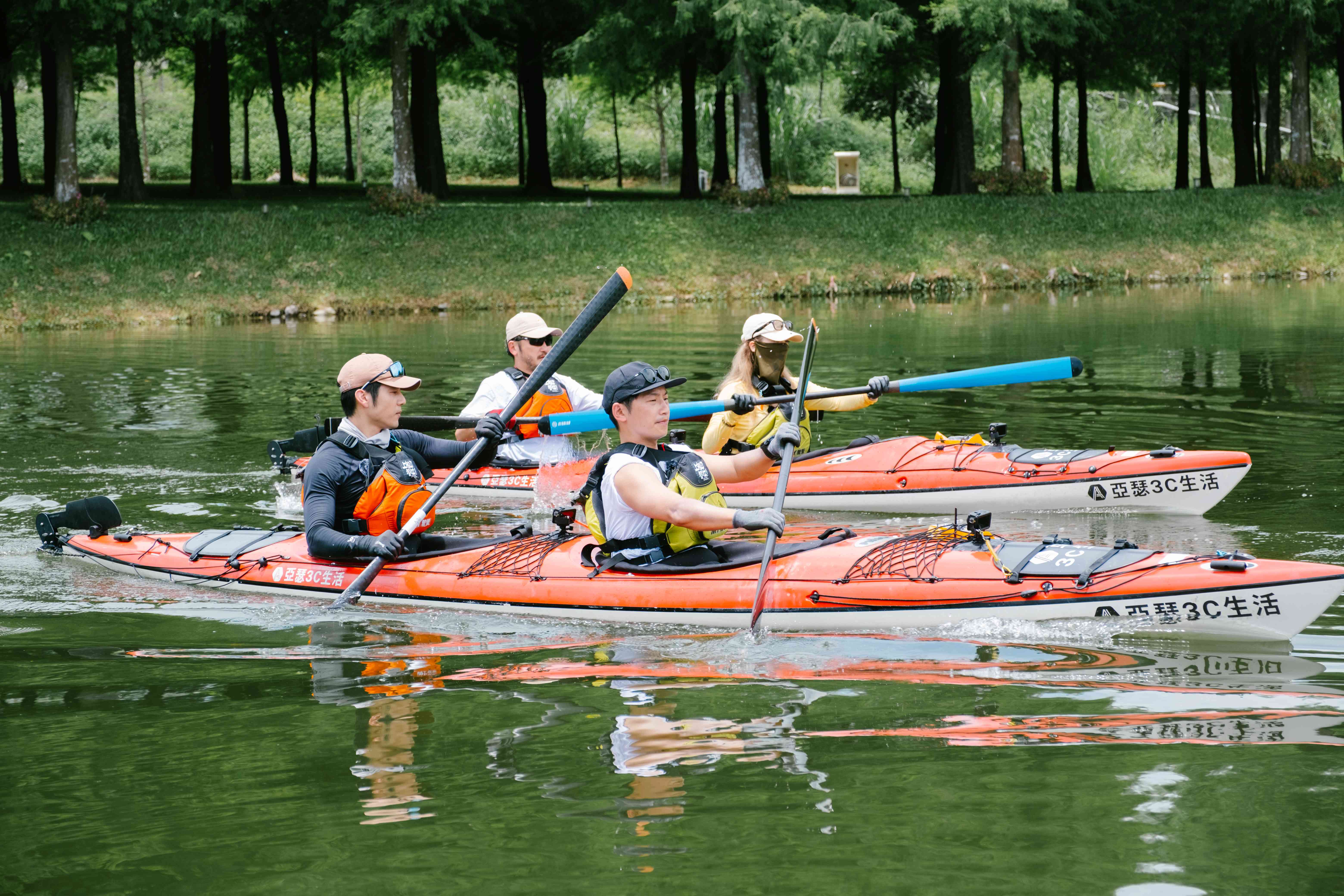 《上船了各位！》出發前七位藝人在花蓮接受訓練。（三立提供）